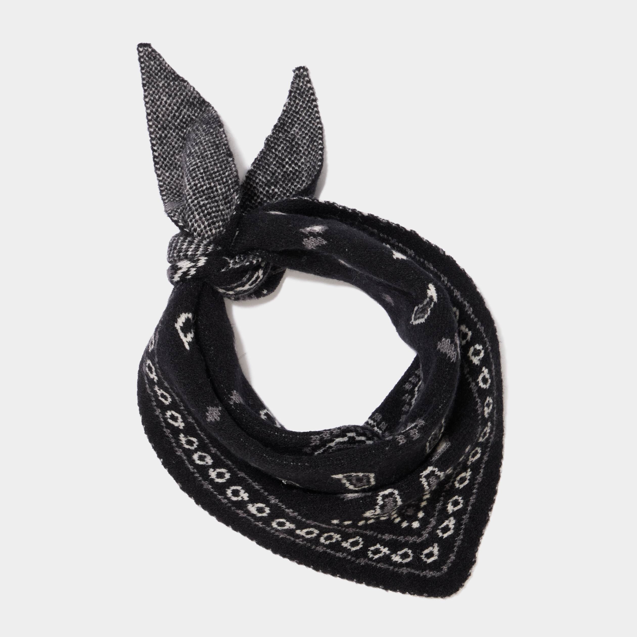 &Eacute;charpe carr&eacute;e noir femme
