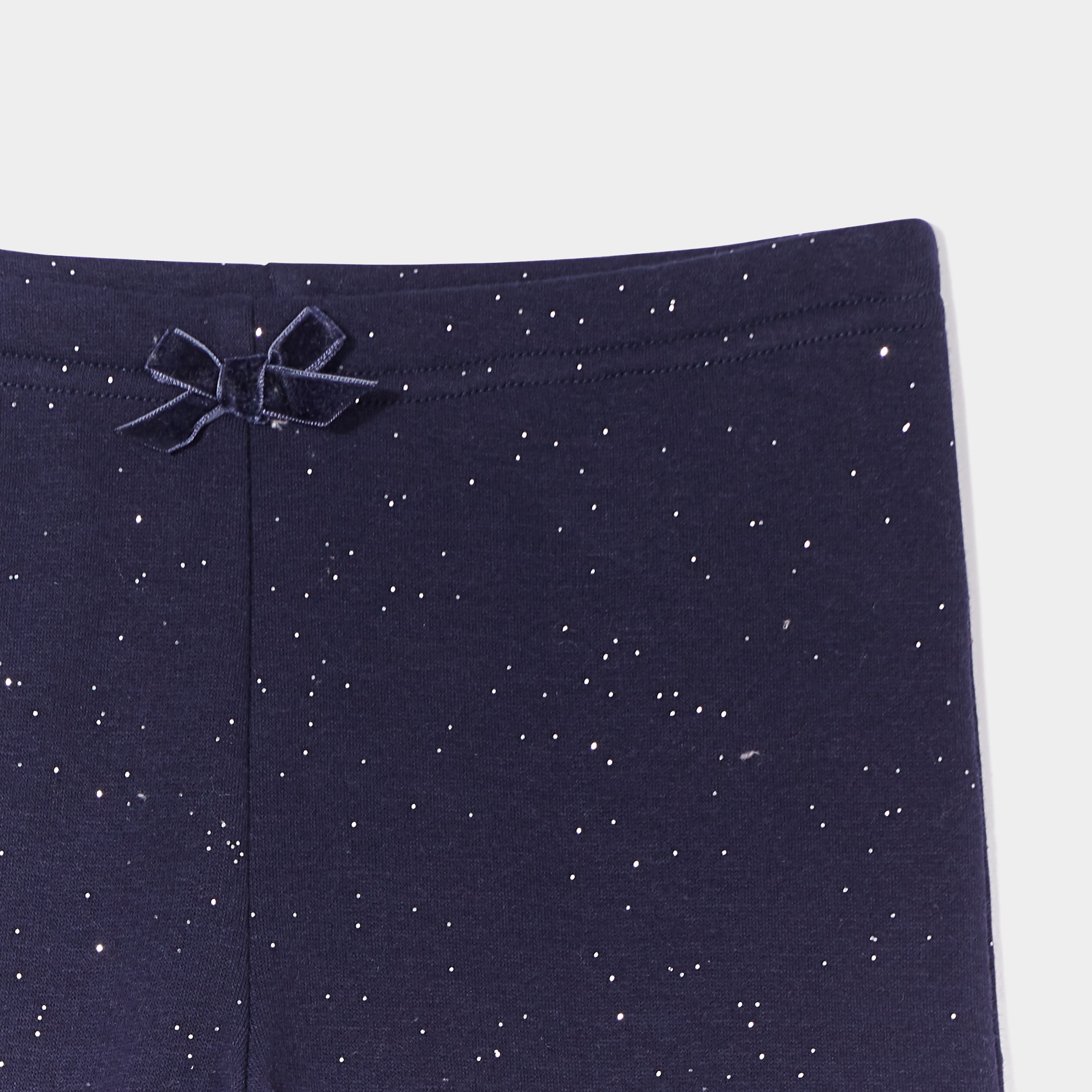 Legging doubl&eacute; chaud bleu marine fille