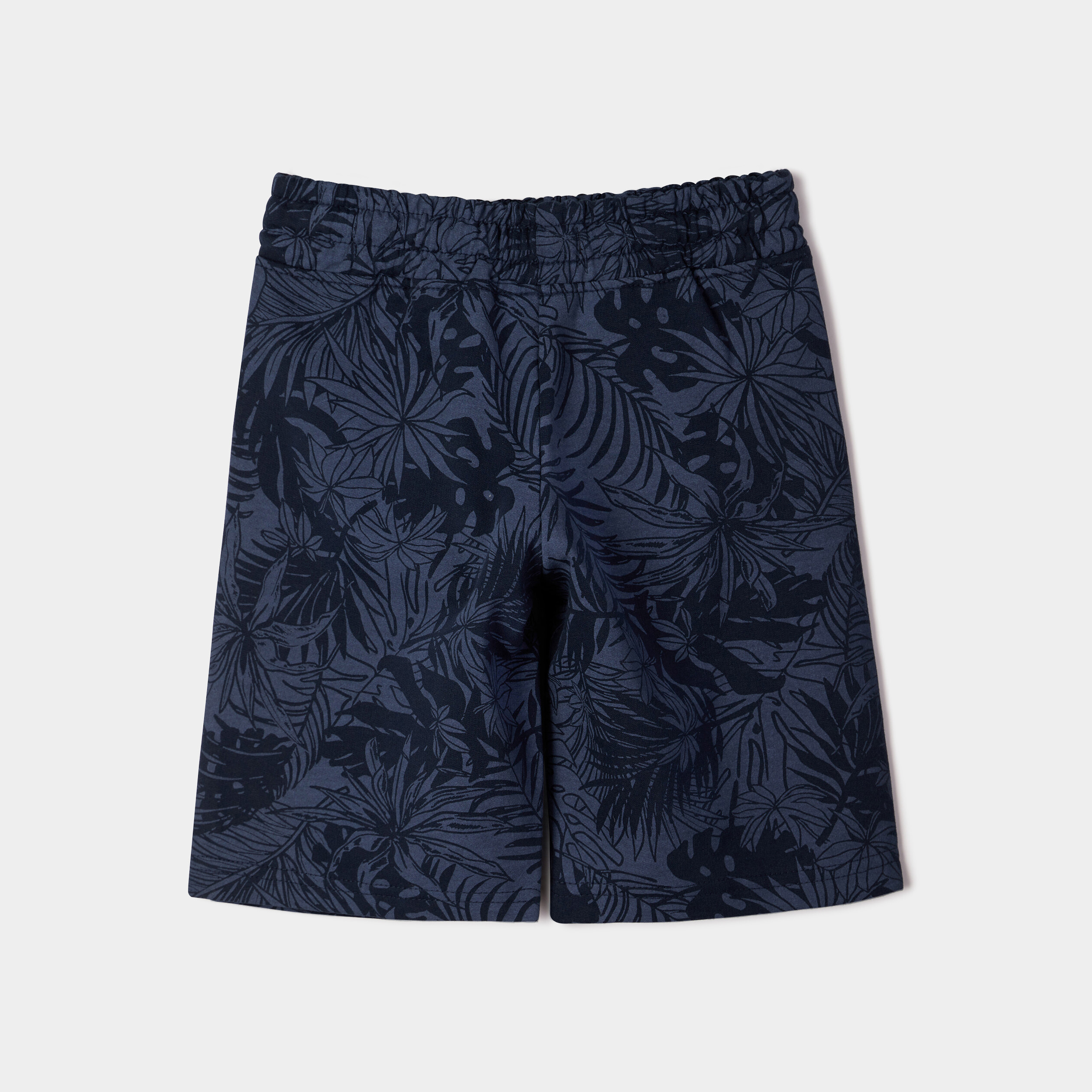 short jogging coupe droite a coulisse bleu garcon Short jogging coupe droite à coulisse bleu garçon