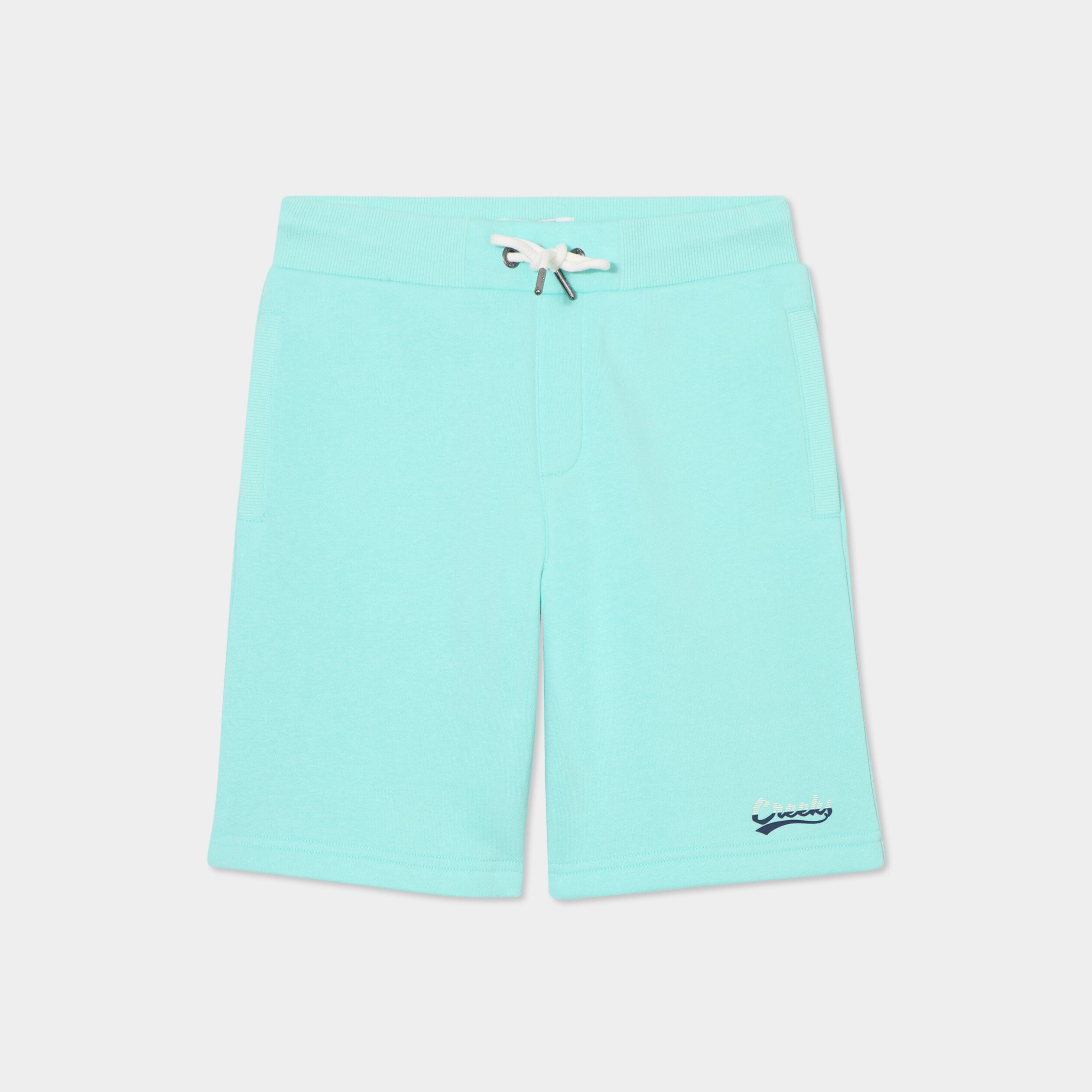 short de jogging regular bleu turquoise garcon Short de jogging regular bleu turquoise garçon