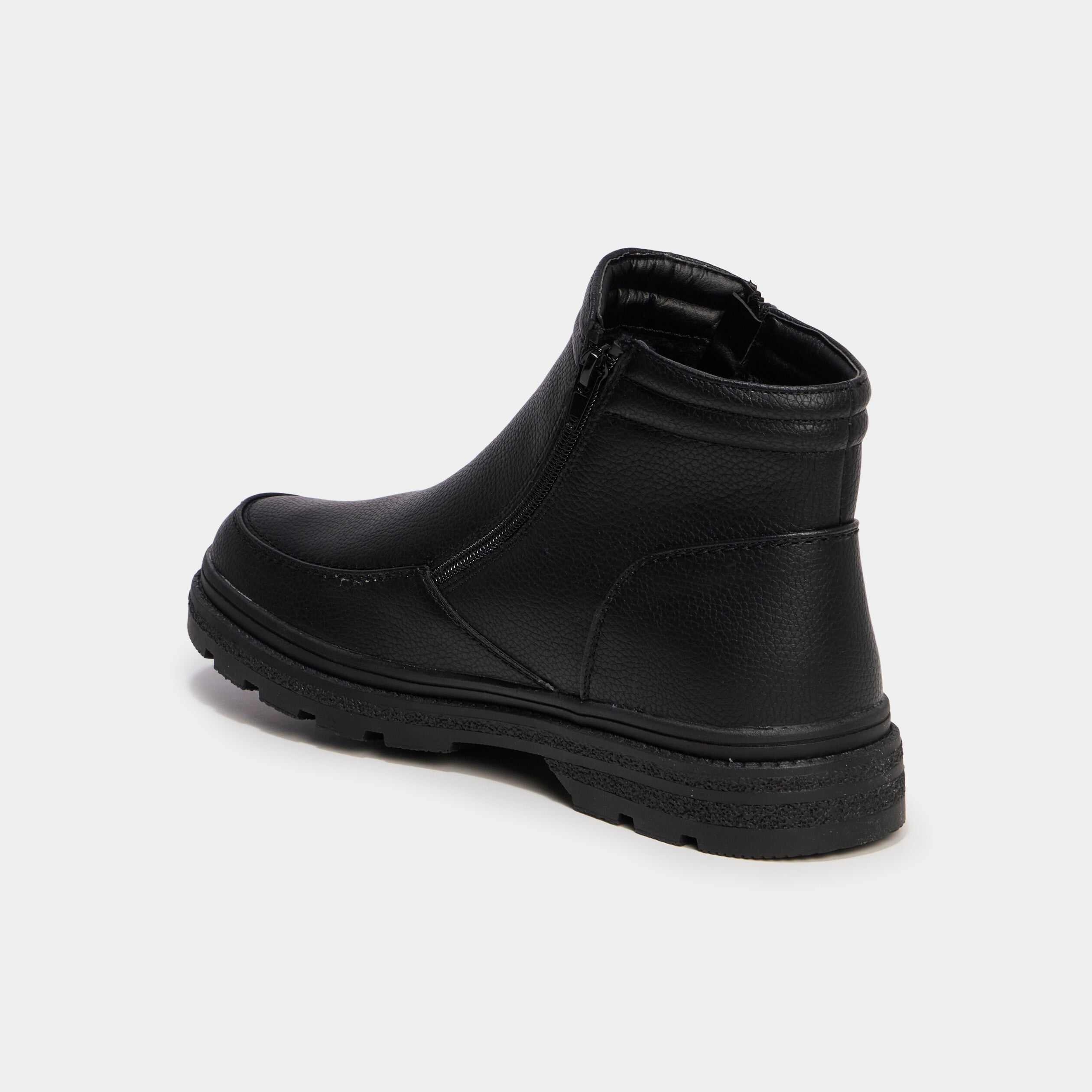 Bottines zipp&eacute;es noir homme