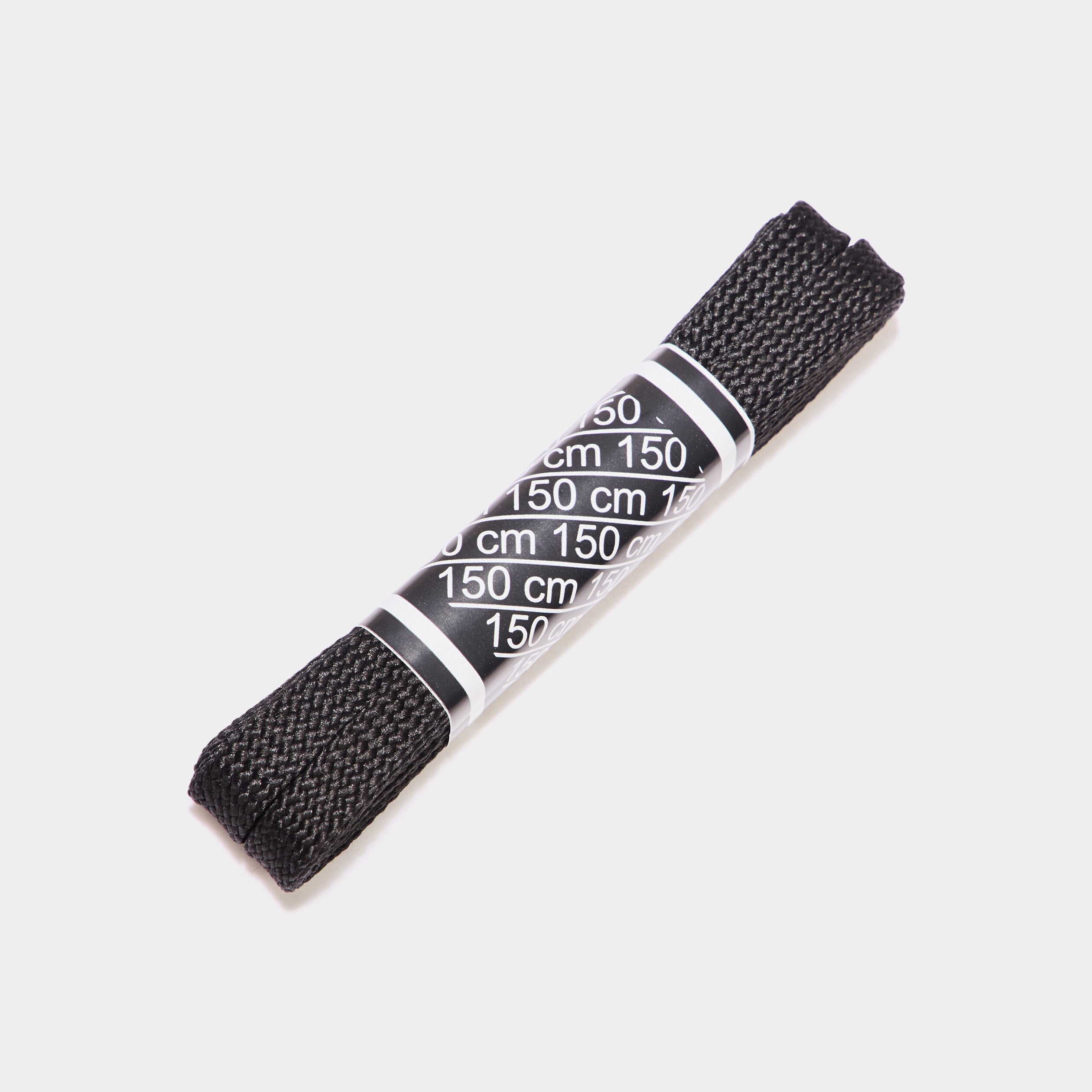 Lacet plat 150 cm Tawata noir mixte