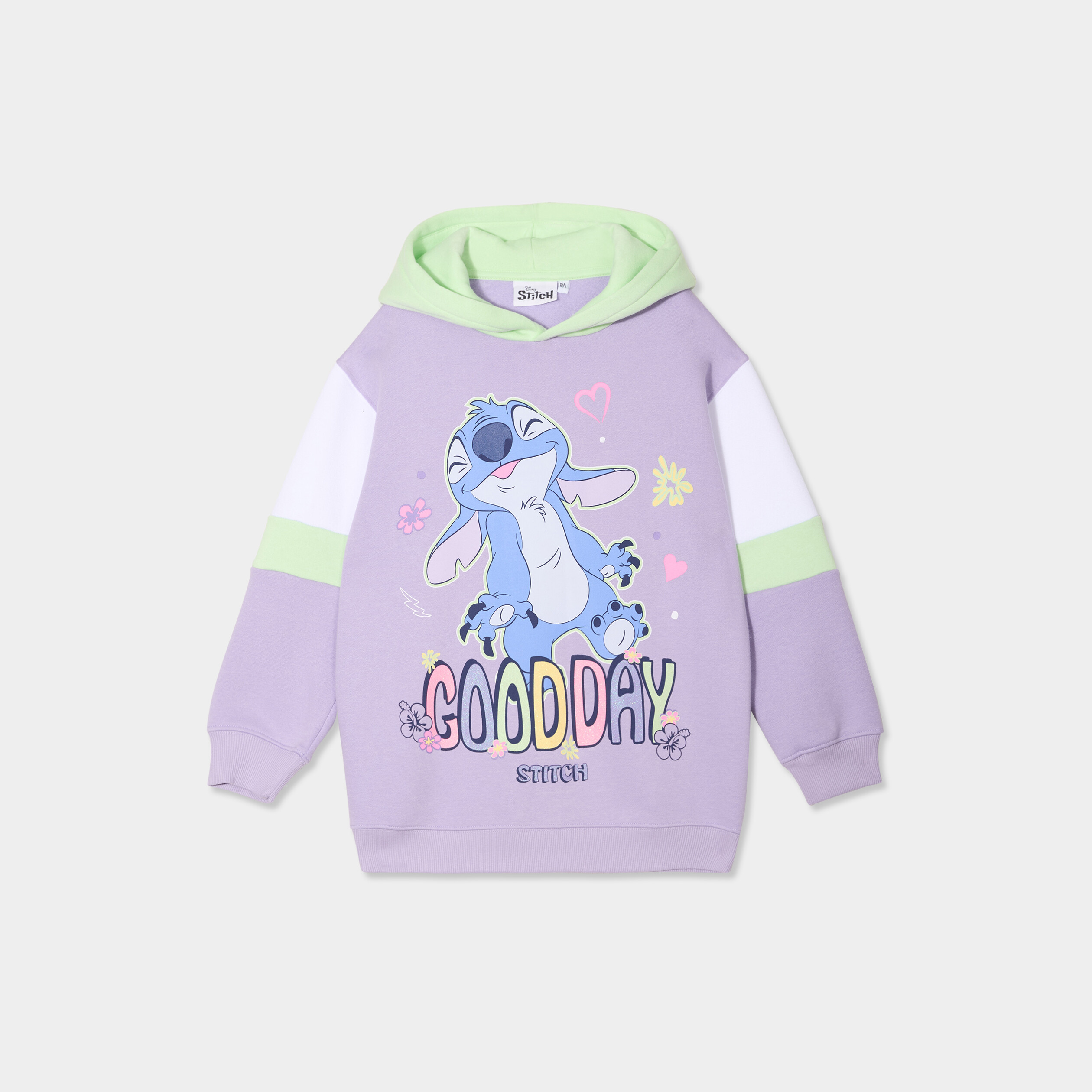 Pyjama Stitch Stitch Veste Fille La Halle Sweat à Capuche Fourré