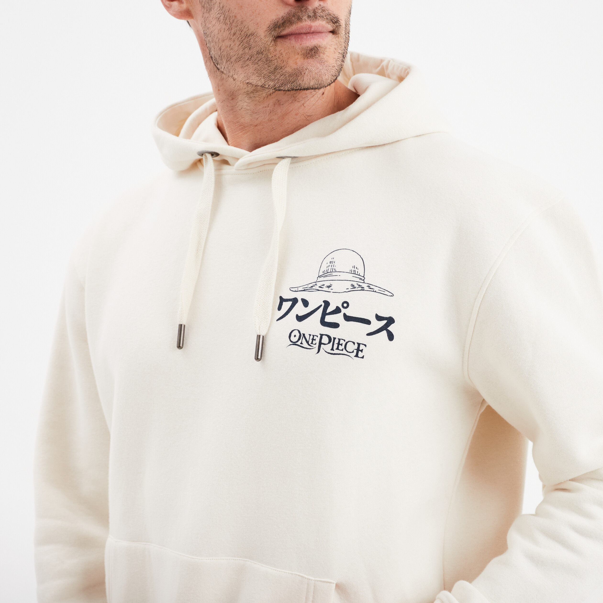sweat a capuche hoodie one piece sable homme Sweat à capuche hoodie One Piece sable homme