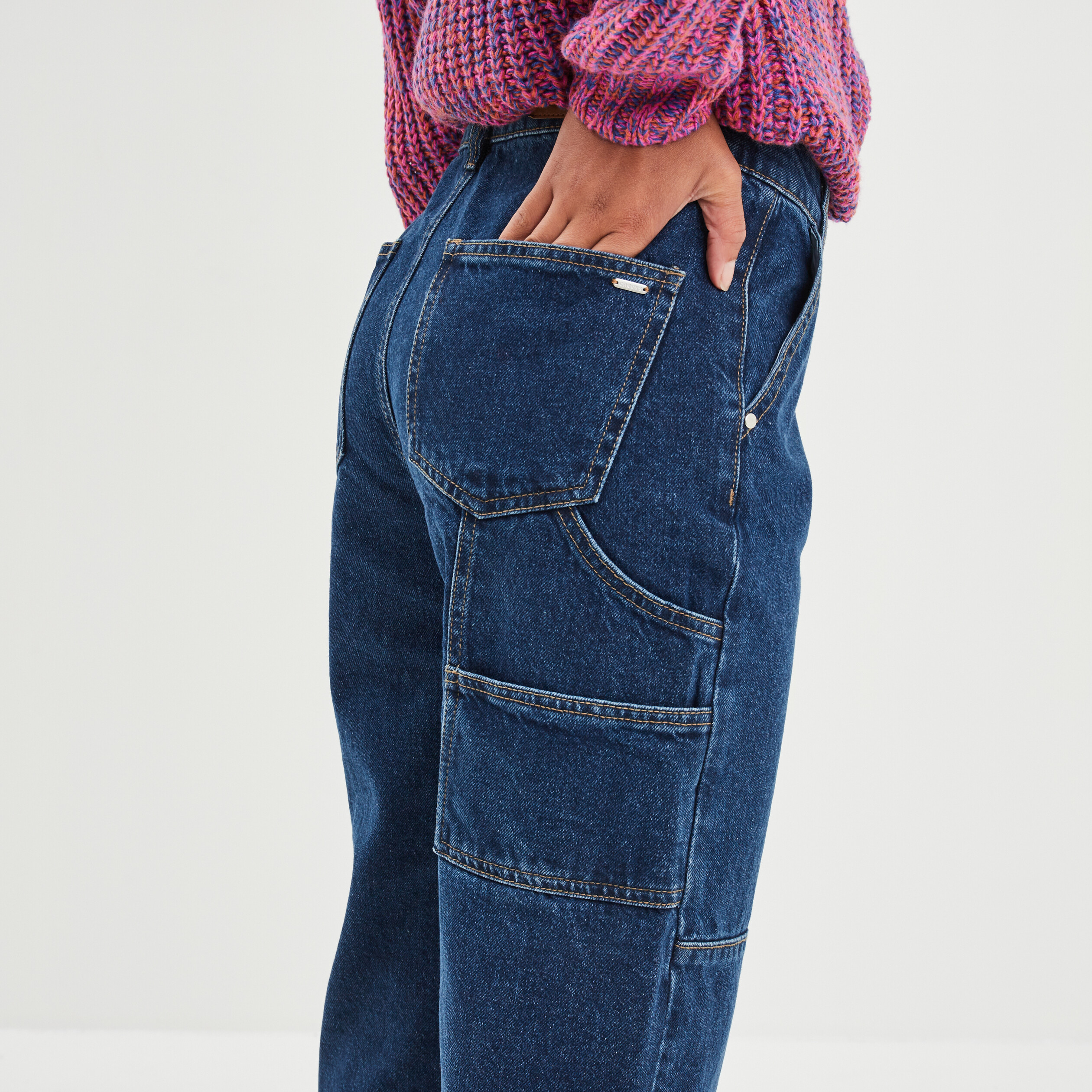 Jeans carpenter Creeks denim stone femme