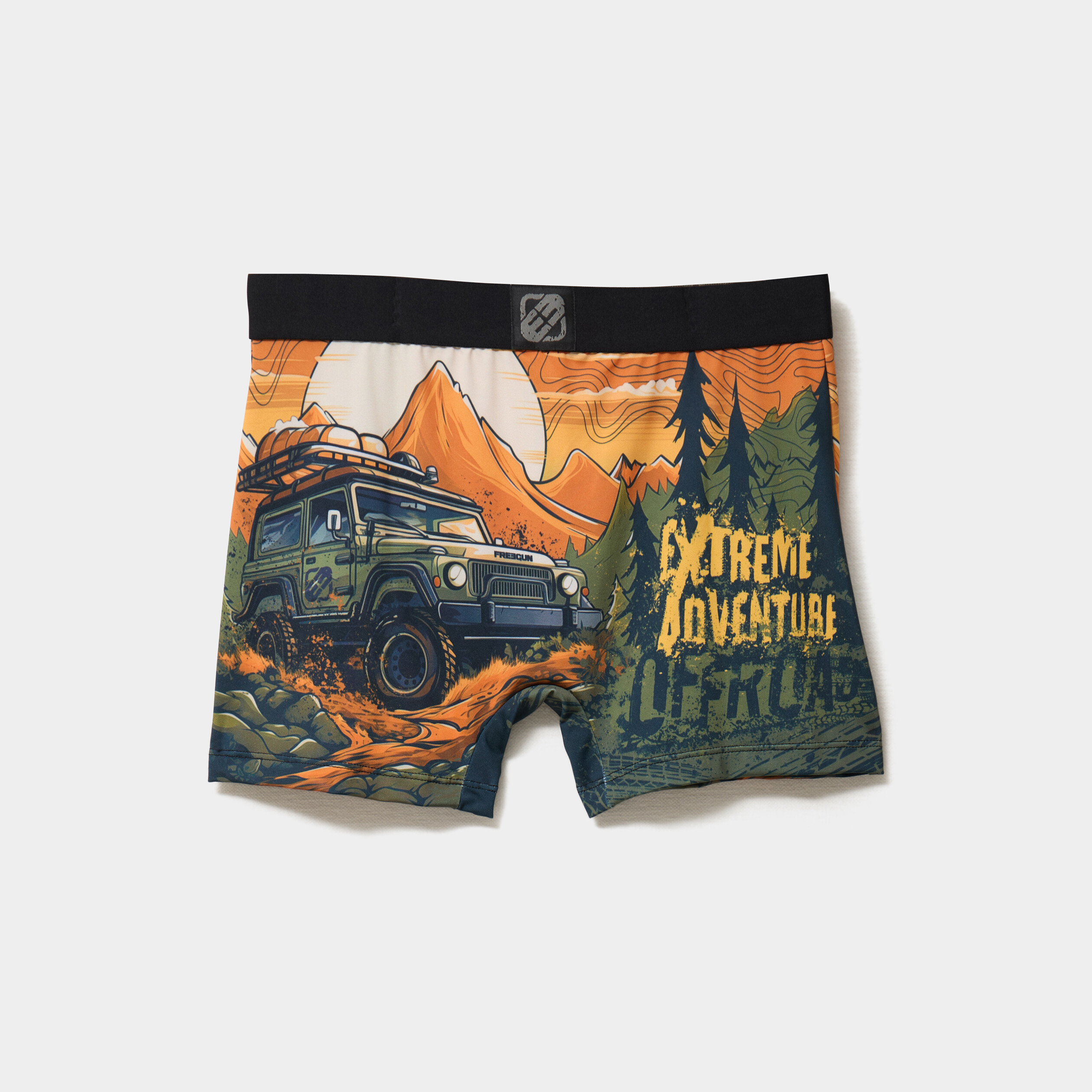 boxer jaune homme Boxer jaune homme