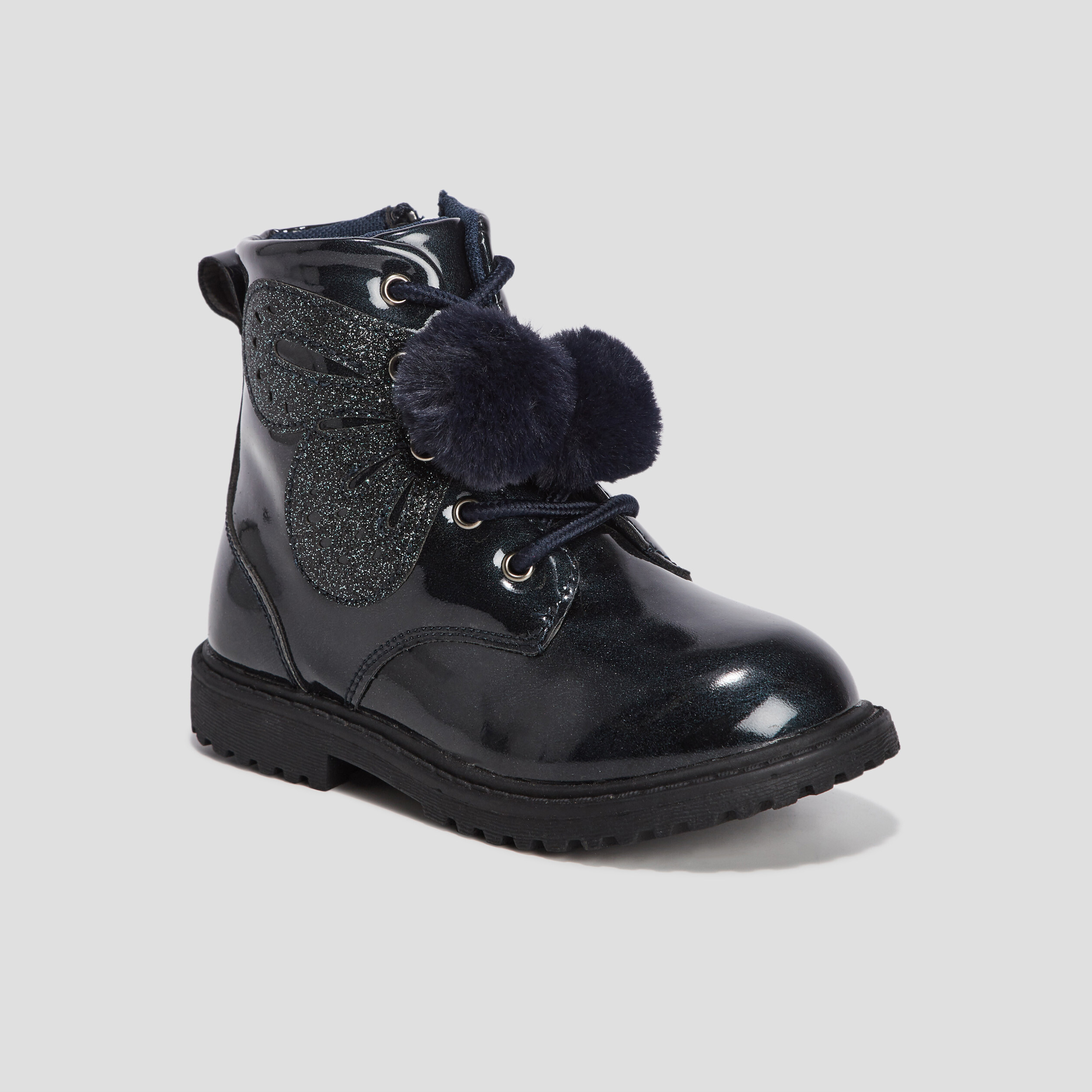 bottines vernies bleu marine fille Bottines vernies bleu marine fille