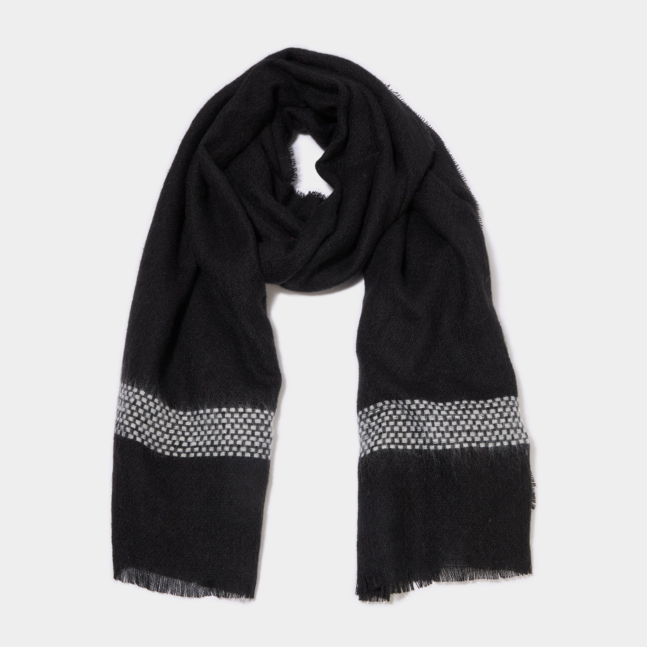 &Eacute;charpe noir homme
