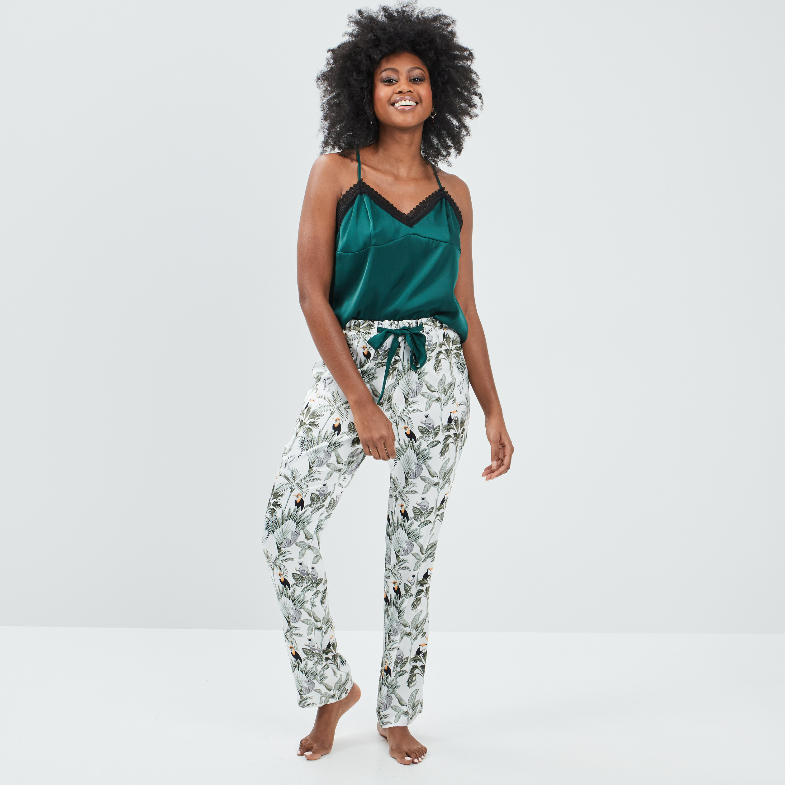ensemble pyjama 2 pieces ecru femme Ensemble pyjama 2 pièces ecru femme