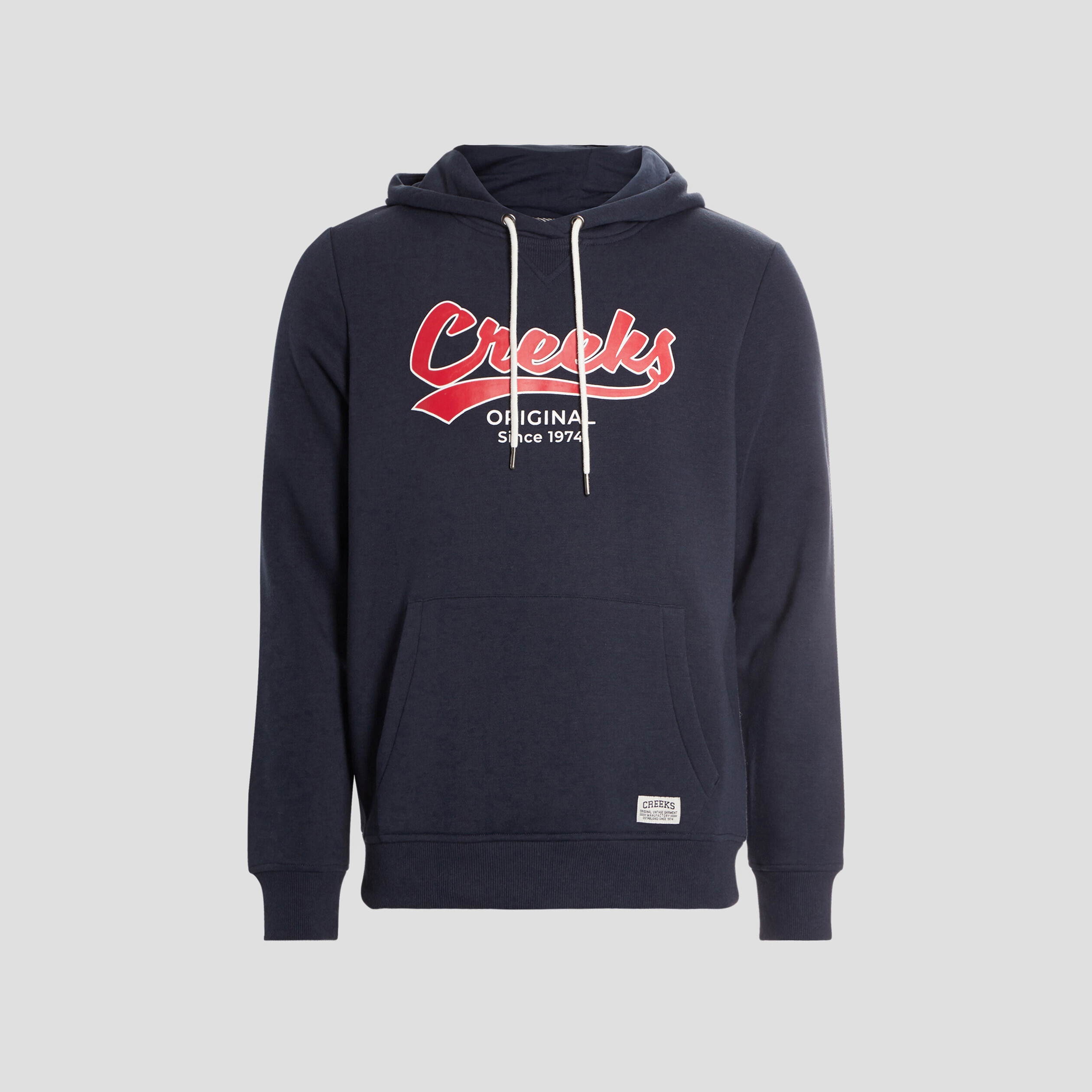 Sweat à capuche hoodie Creeks bleu marine homme