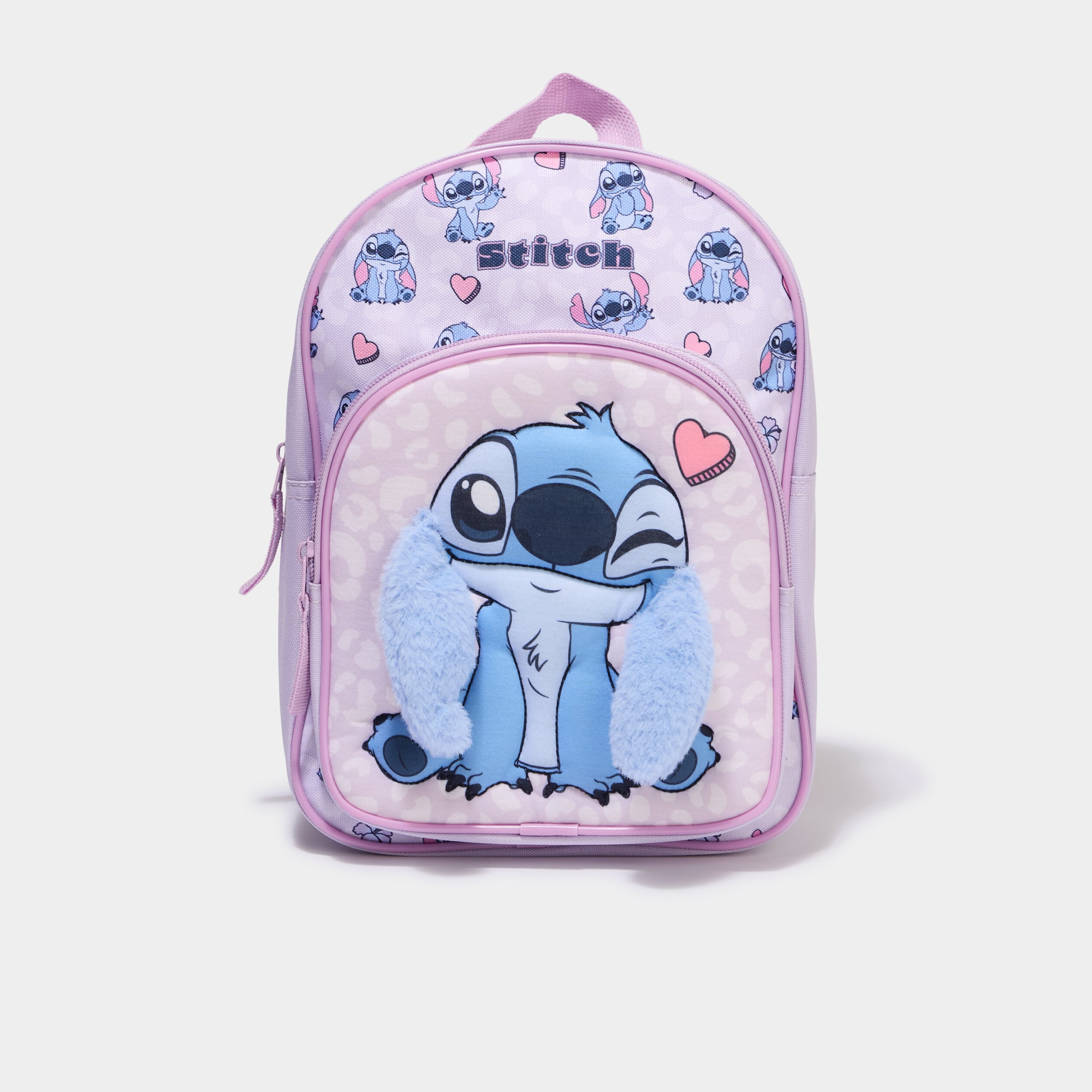 Sac &agrave; dos Stitch bretelles ajustables parme fille