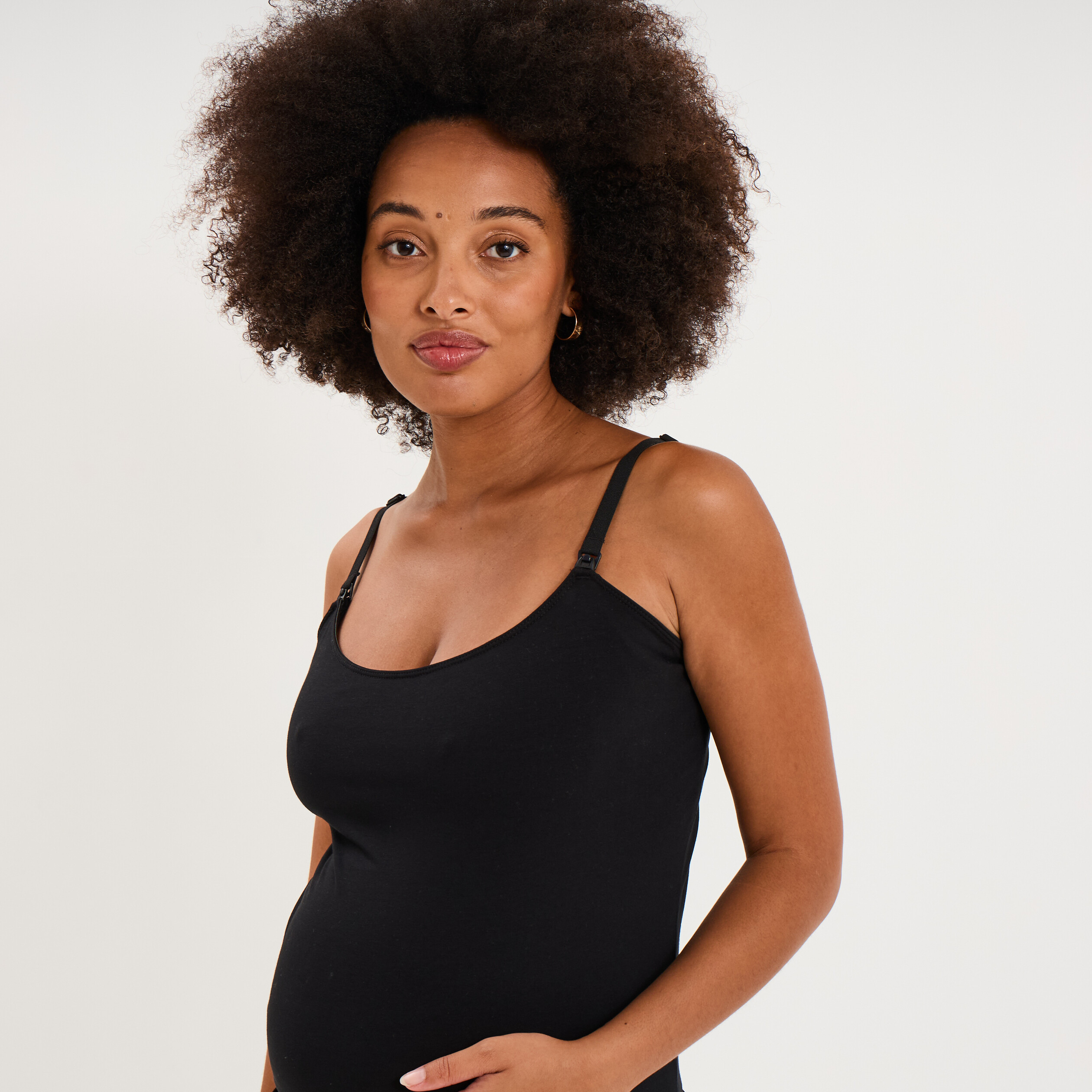 D&eacute;bardeur allaitement brassi&egrave;re int&eacute;gr&eacute;e noir femme maternit&eacute;