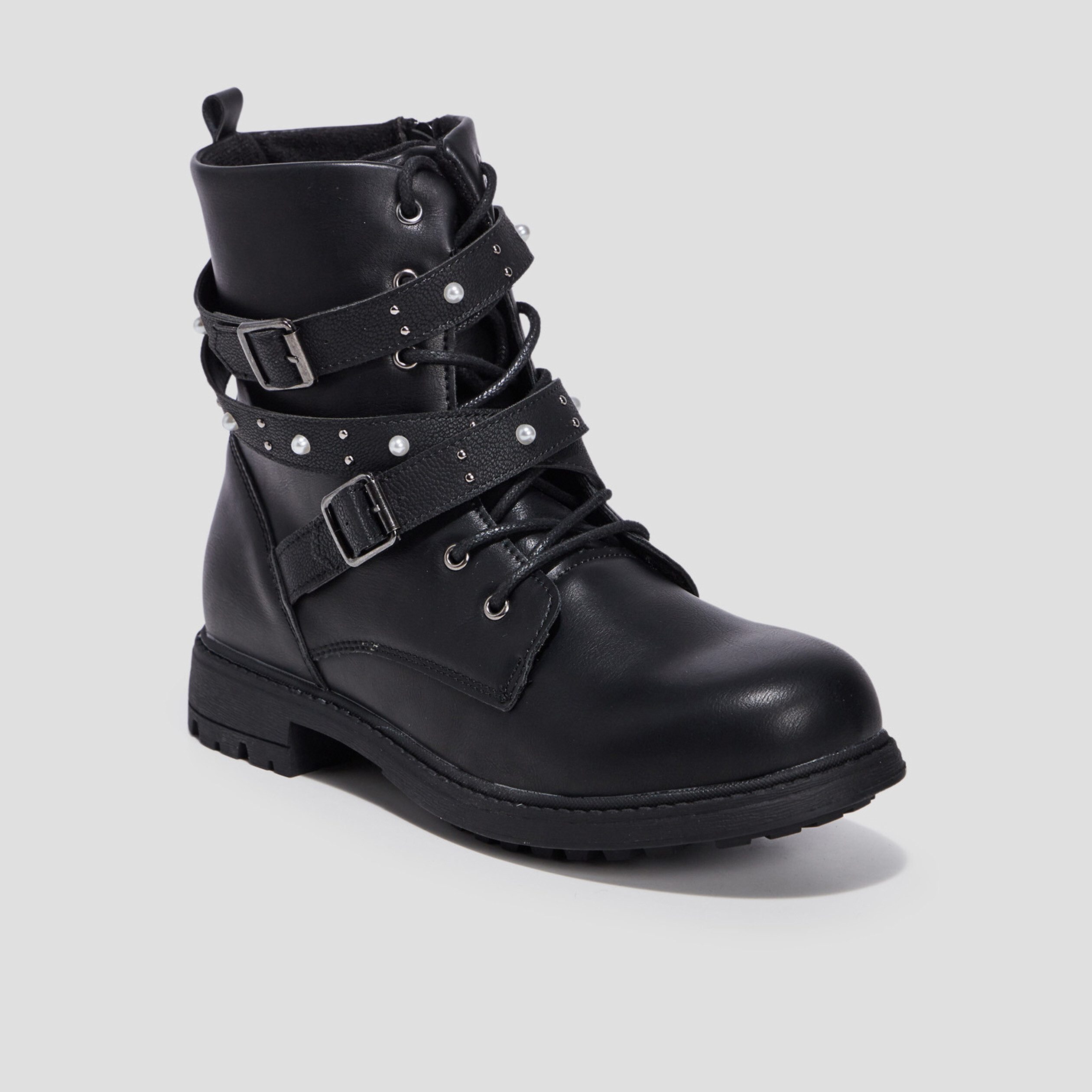 Bottines à on sale brides cloutées