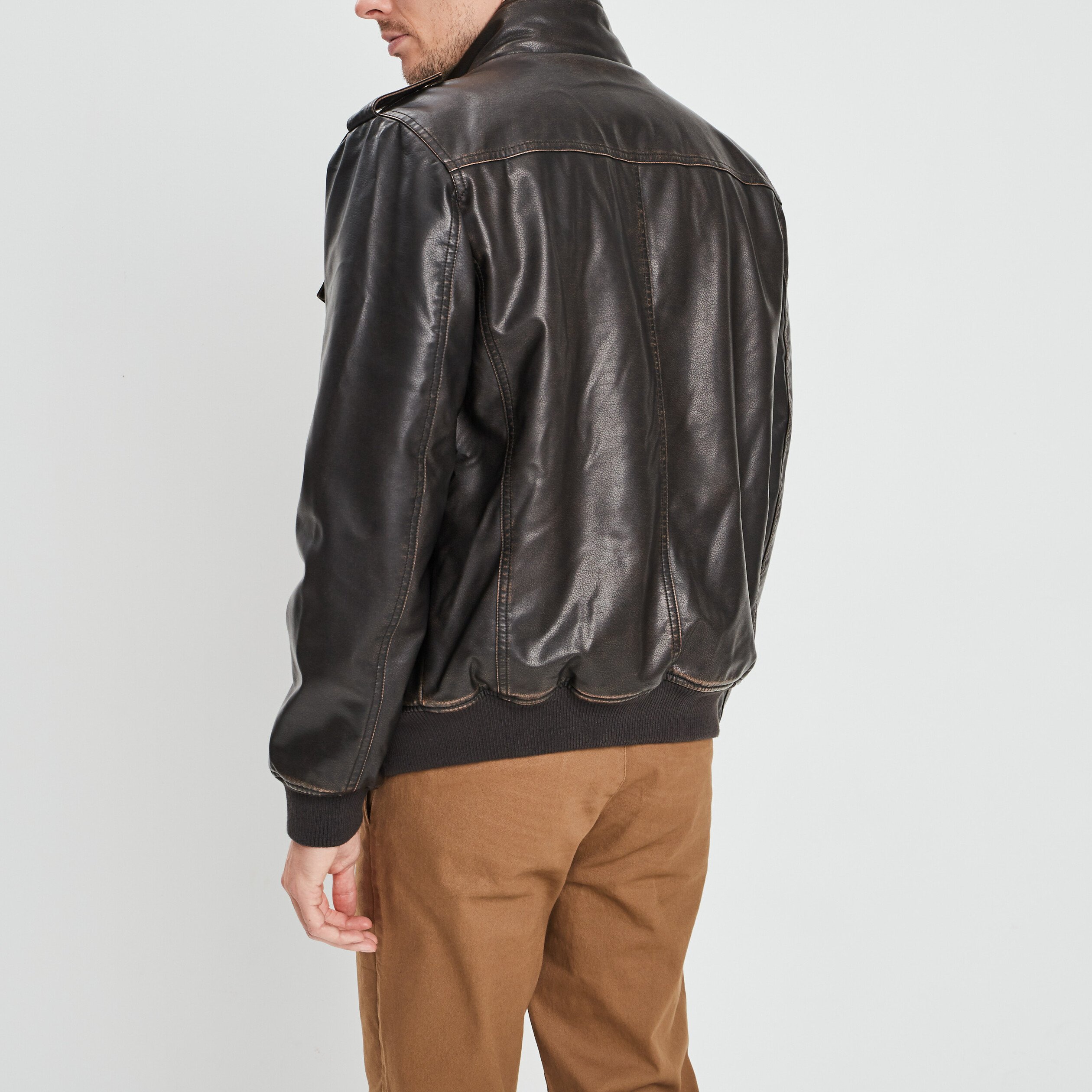 Blouson cuir ado garçon online