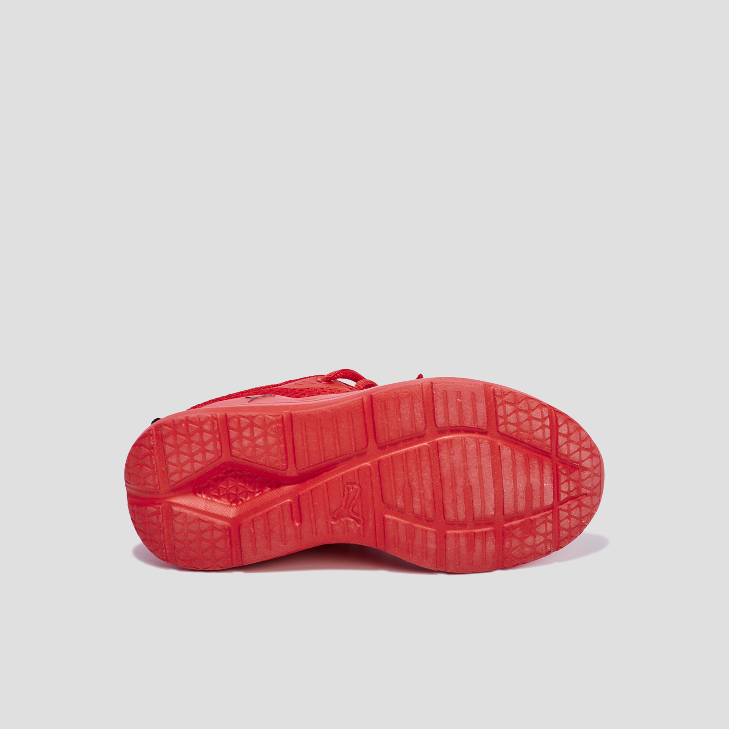 Baskets running à lacets Puma Wired Run rouge garçon
