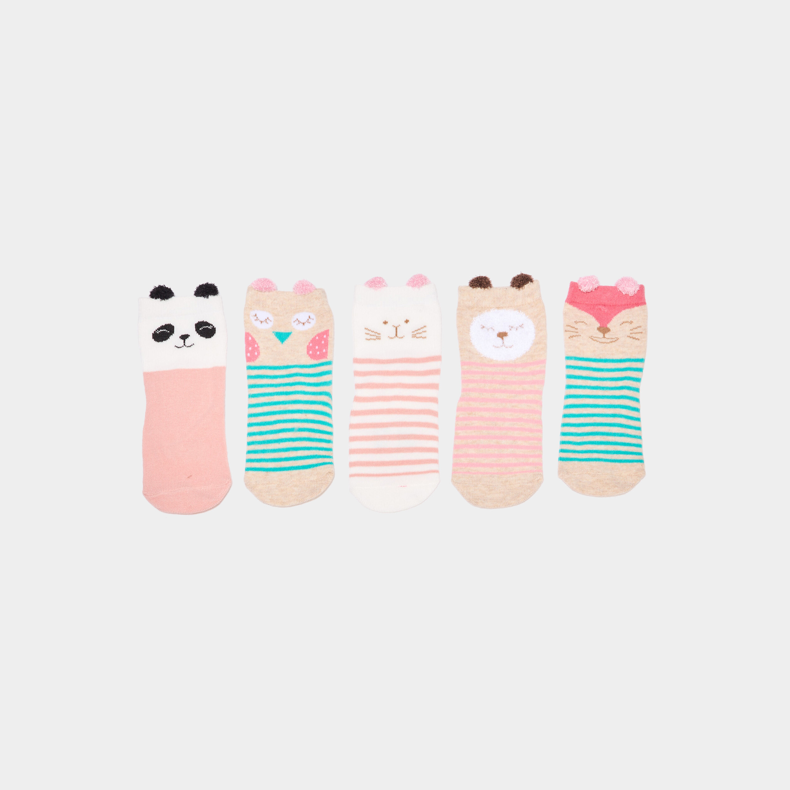 Lot 5 paires chaussettes multicolore bébé garçon