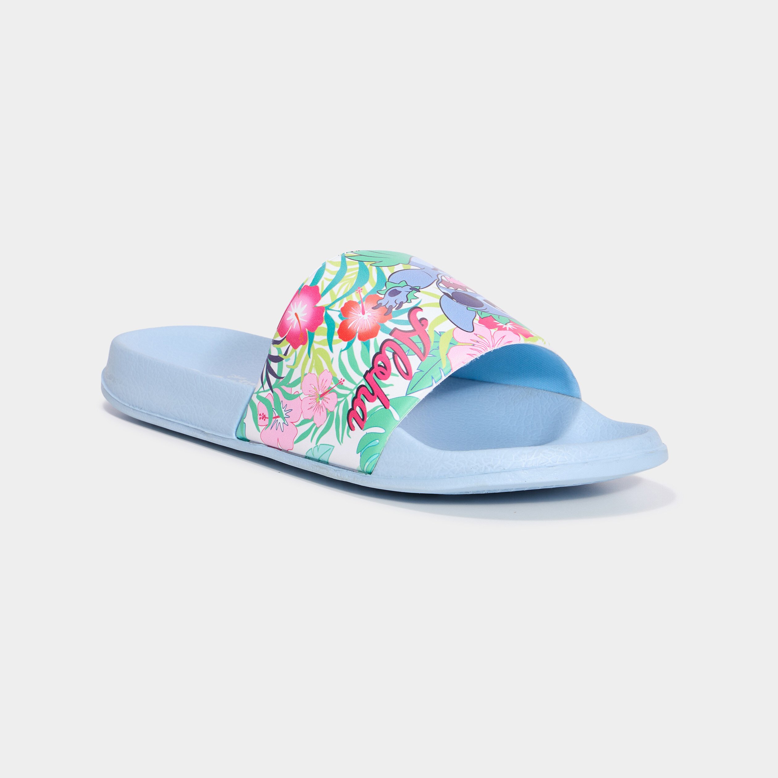 mules de plage stitch bleu femme Mules de plage Stitch bleu femme