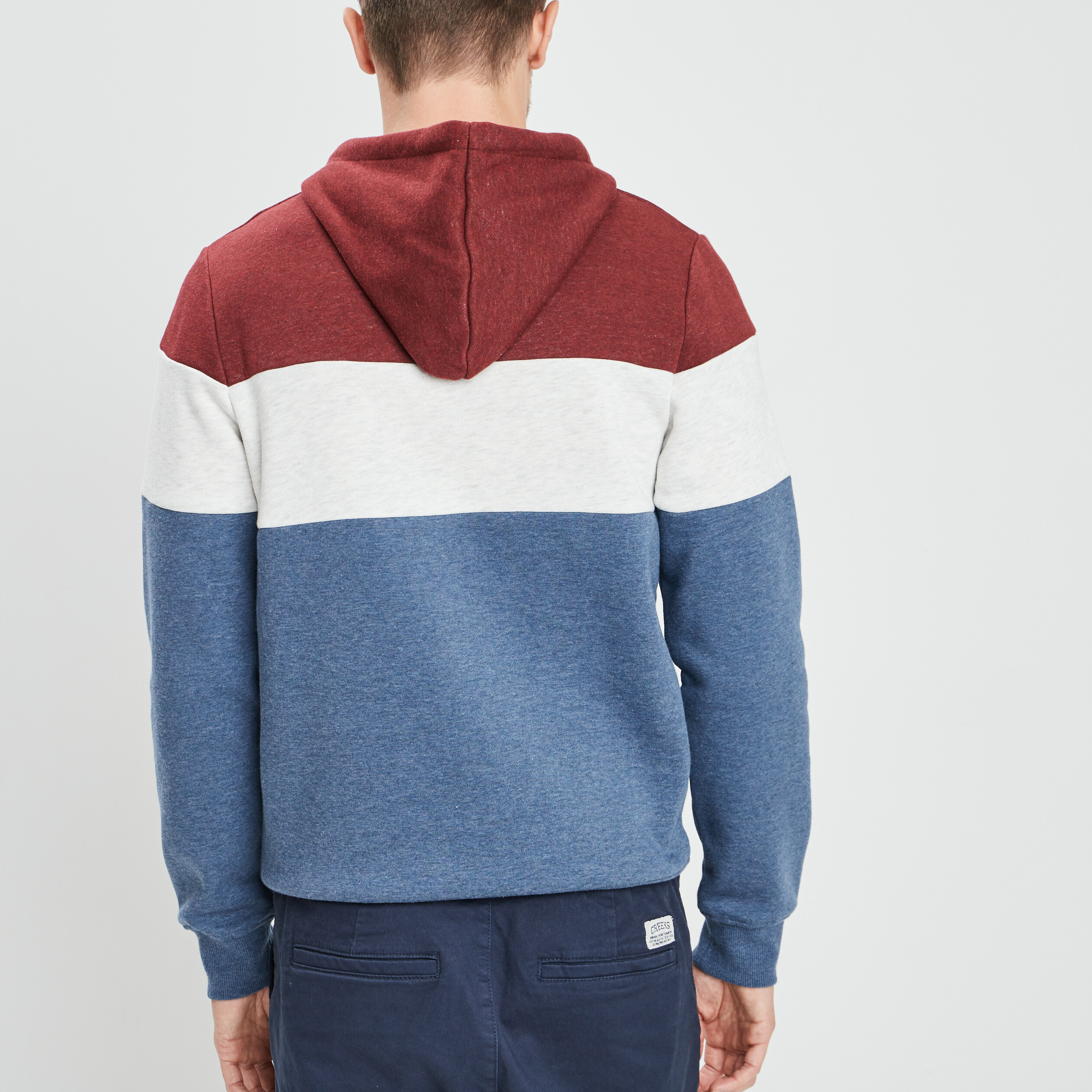 sweat a capuche hoodie creeks bordeaux homme Sweat à capuche hoodie Creeks bordeaux homme