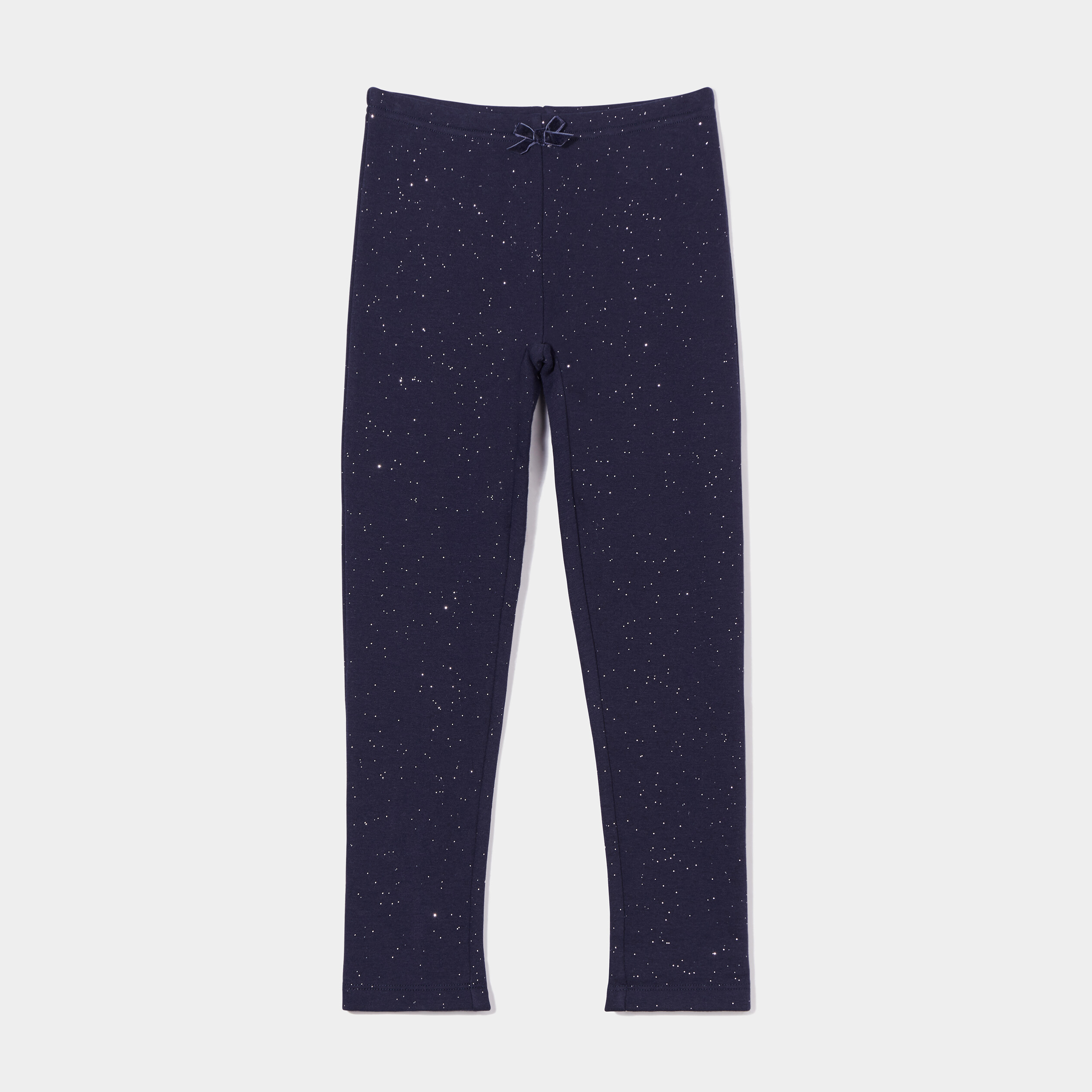 Legging double 3 4 bleu marine fille La Halle