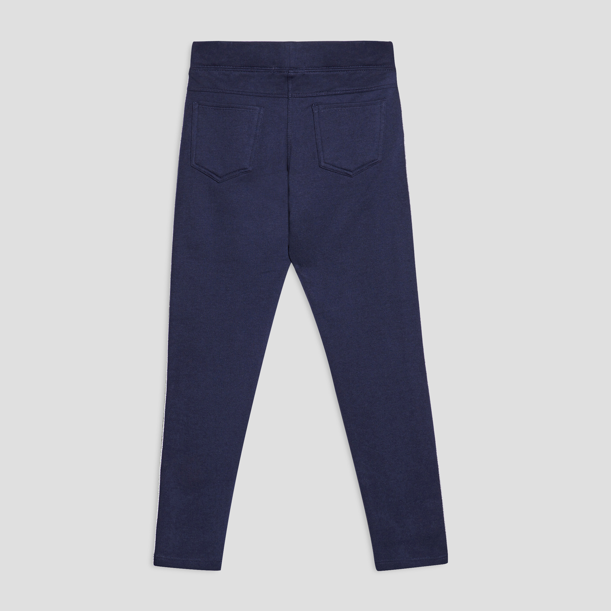 tregging avec bandes bleu marine fille Tregging avec bandes bleu marine fille