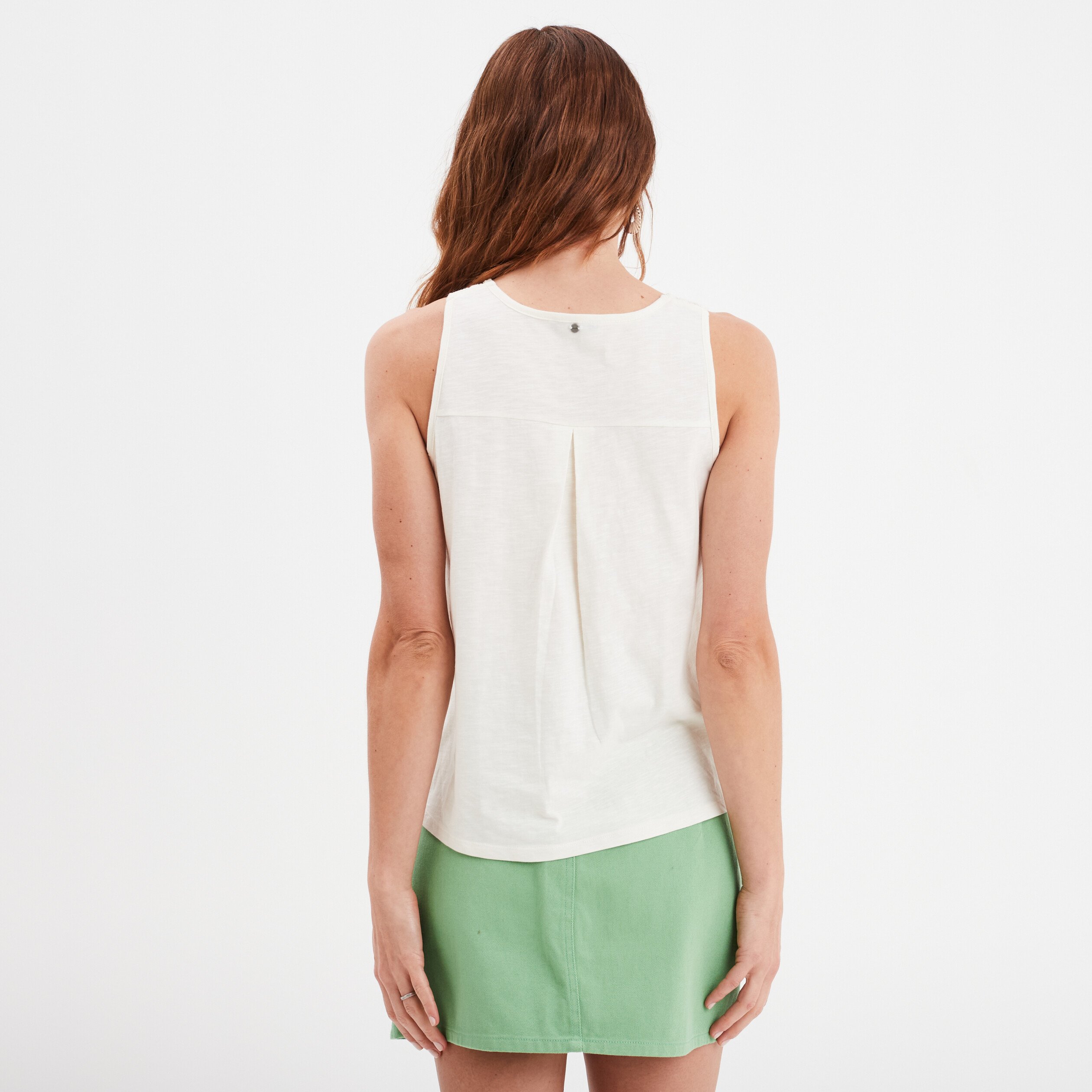 debardeur avec macrame liberto blanc femme Débardeur avec macramé Liberto blanc femme