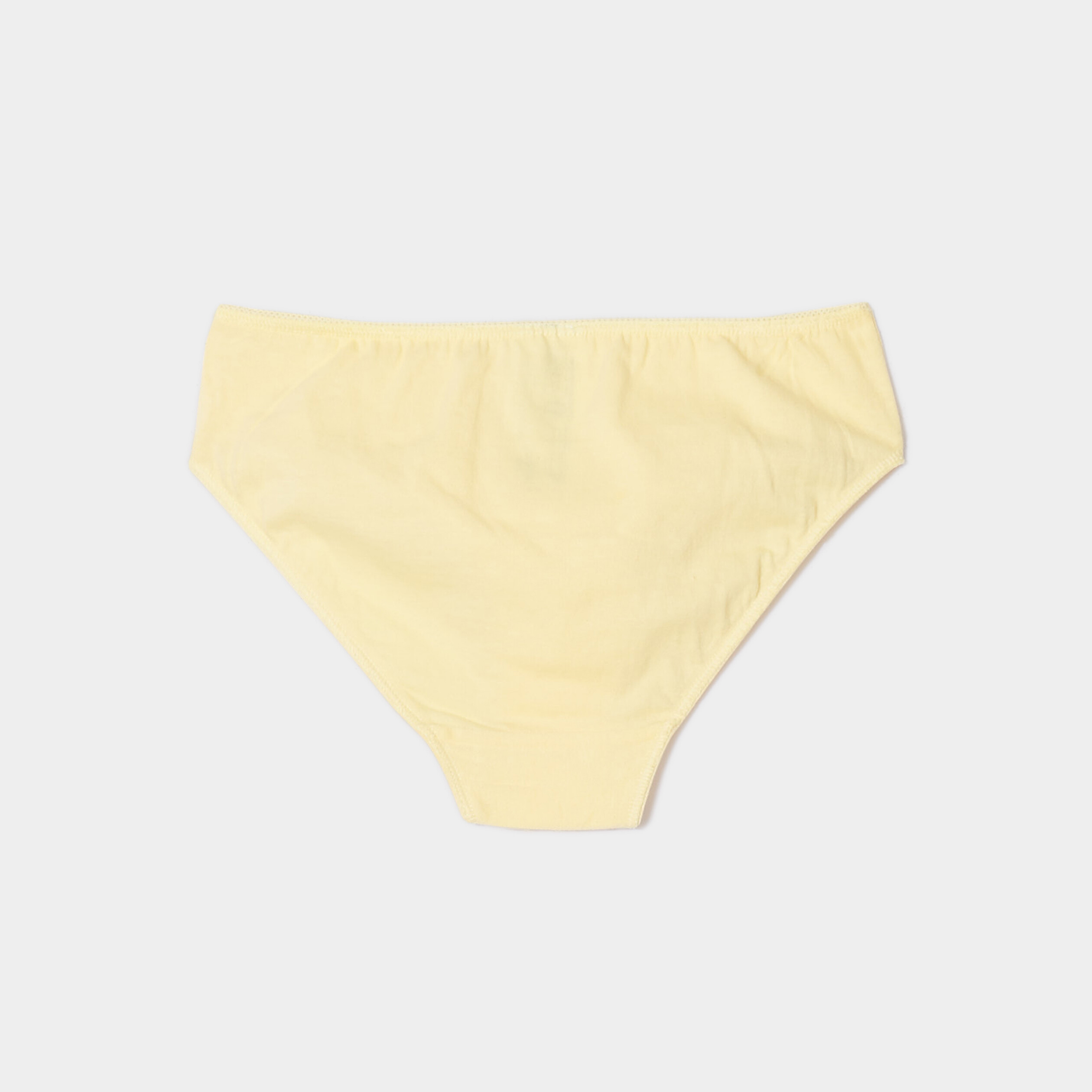 lot 7 culottes coton jaune fille Lot 7 culottes coton jaune fille