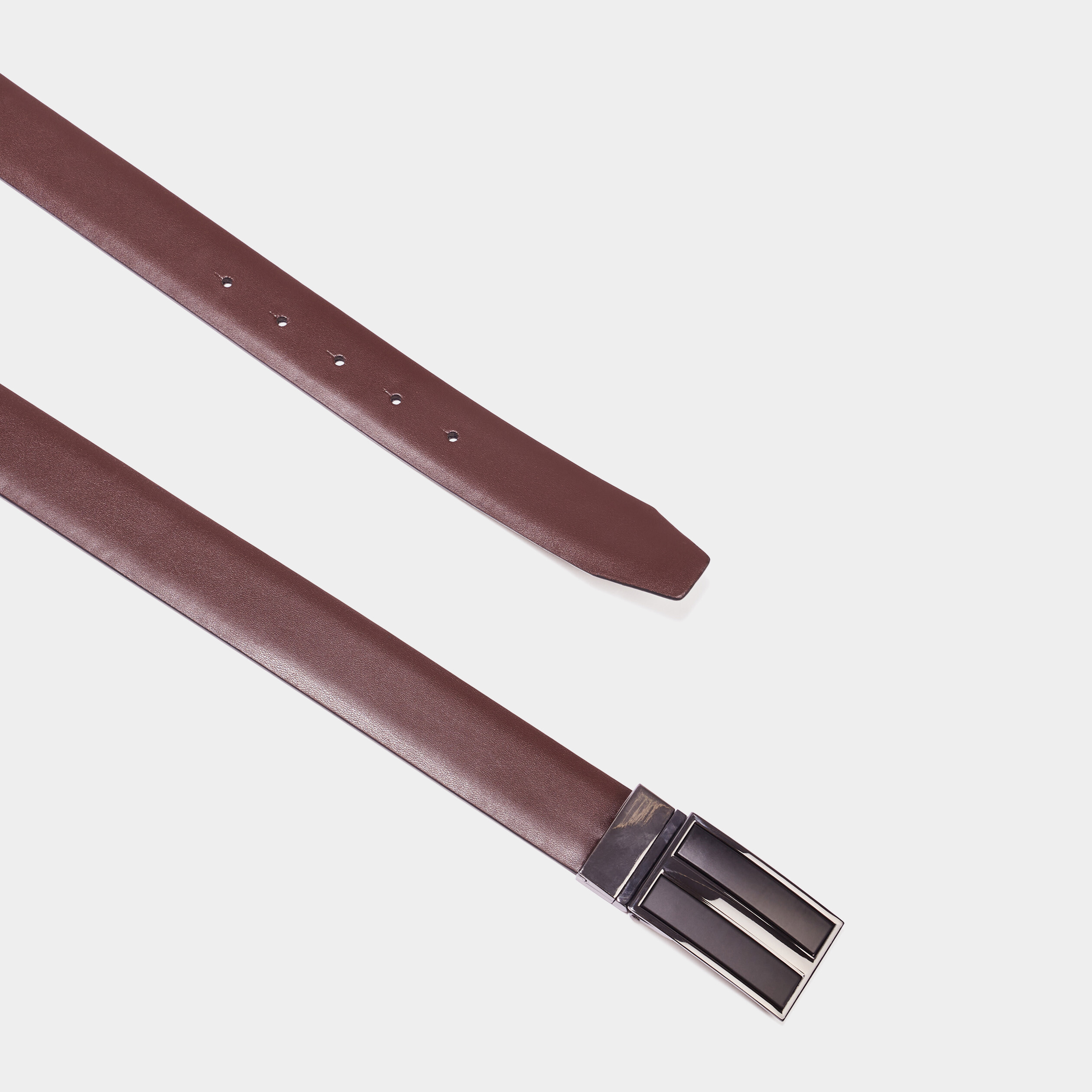 Ceinture réversible noir homme