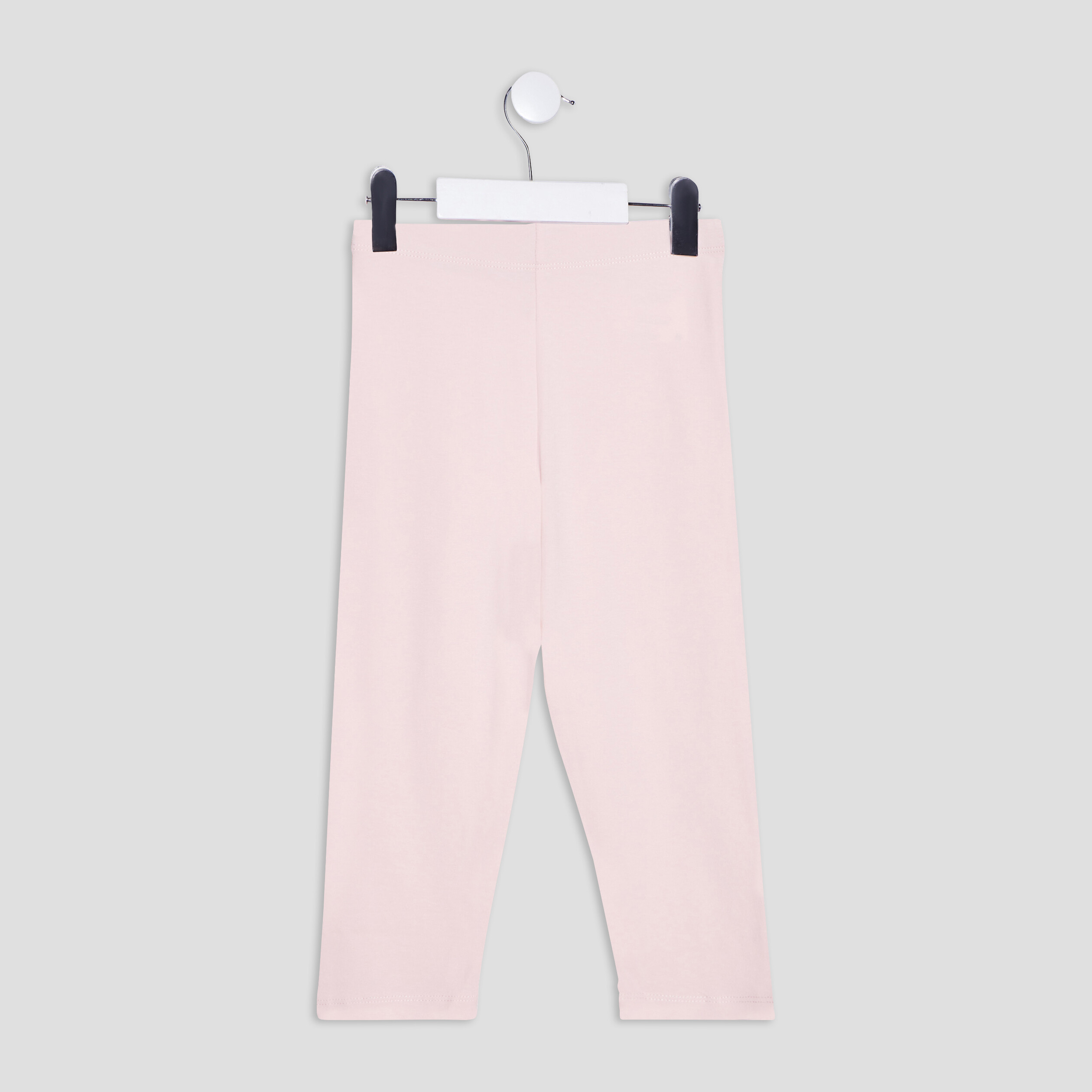 Legging corsaire taille &eacute;lastiqu&eacute;e rose clair fille