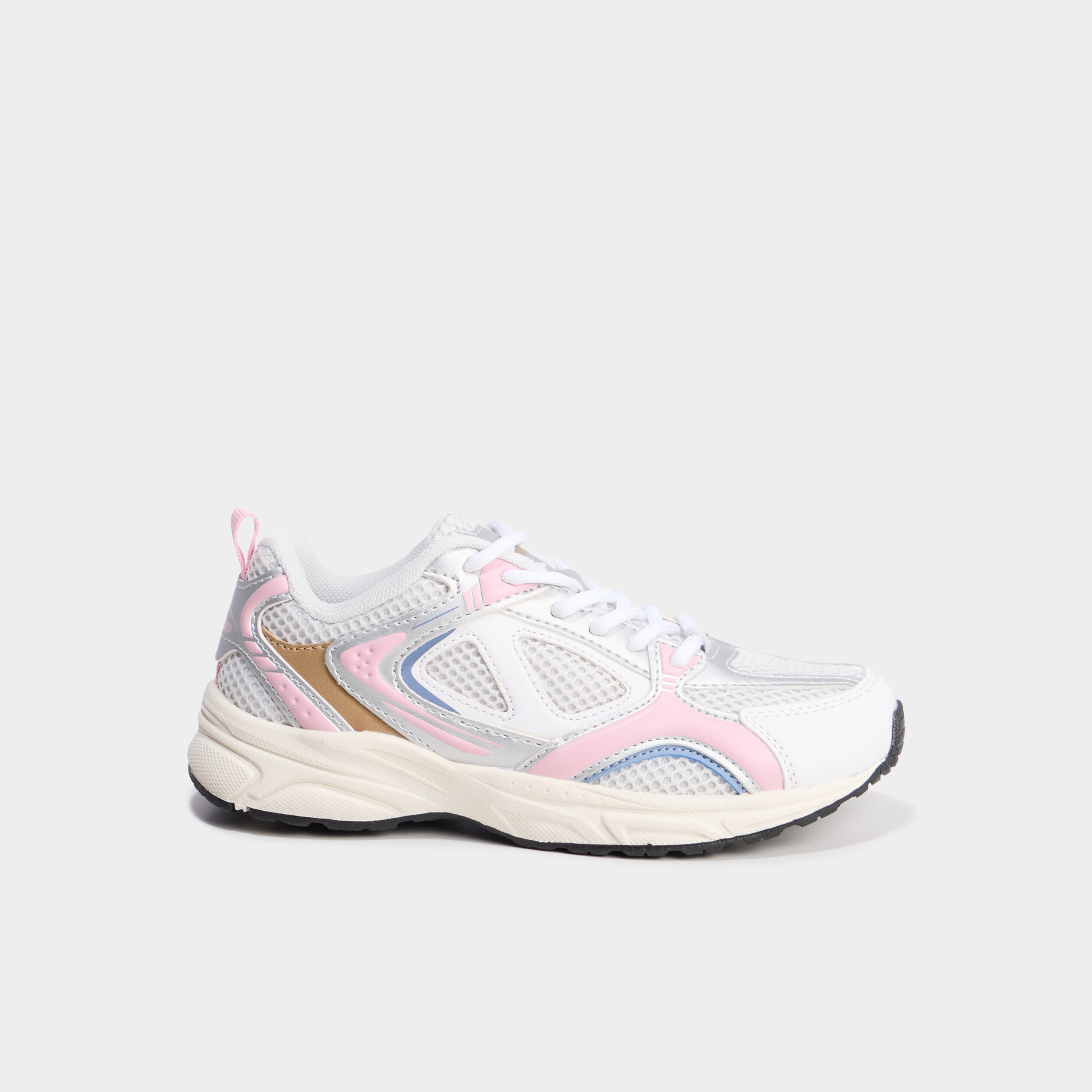 Baskets running m&eacute;moire de forme confort multicolore fille