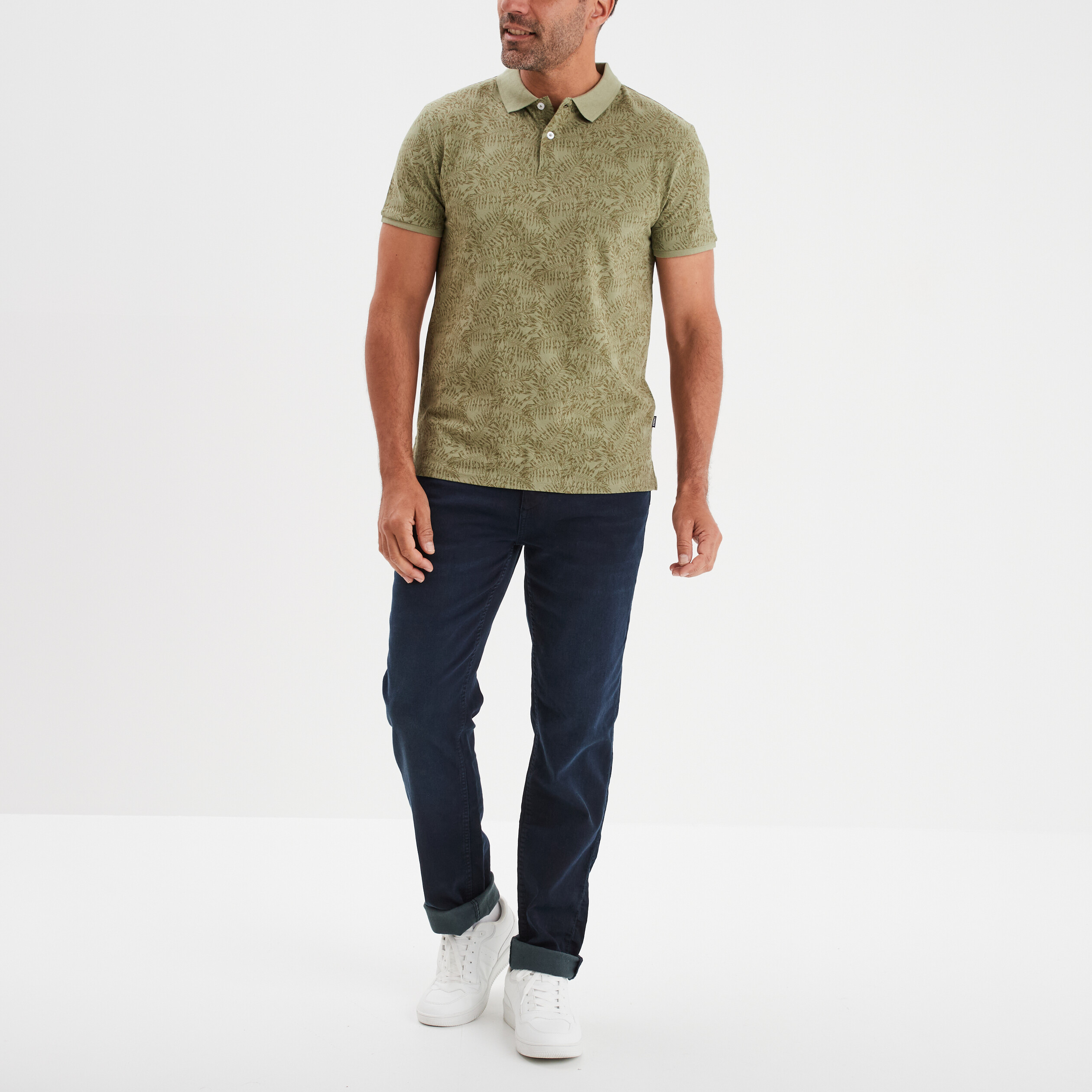 polo manches courtes creeks vert kaki homme Polo manches courtes Creeks vert kaki homme