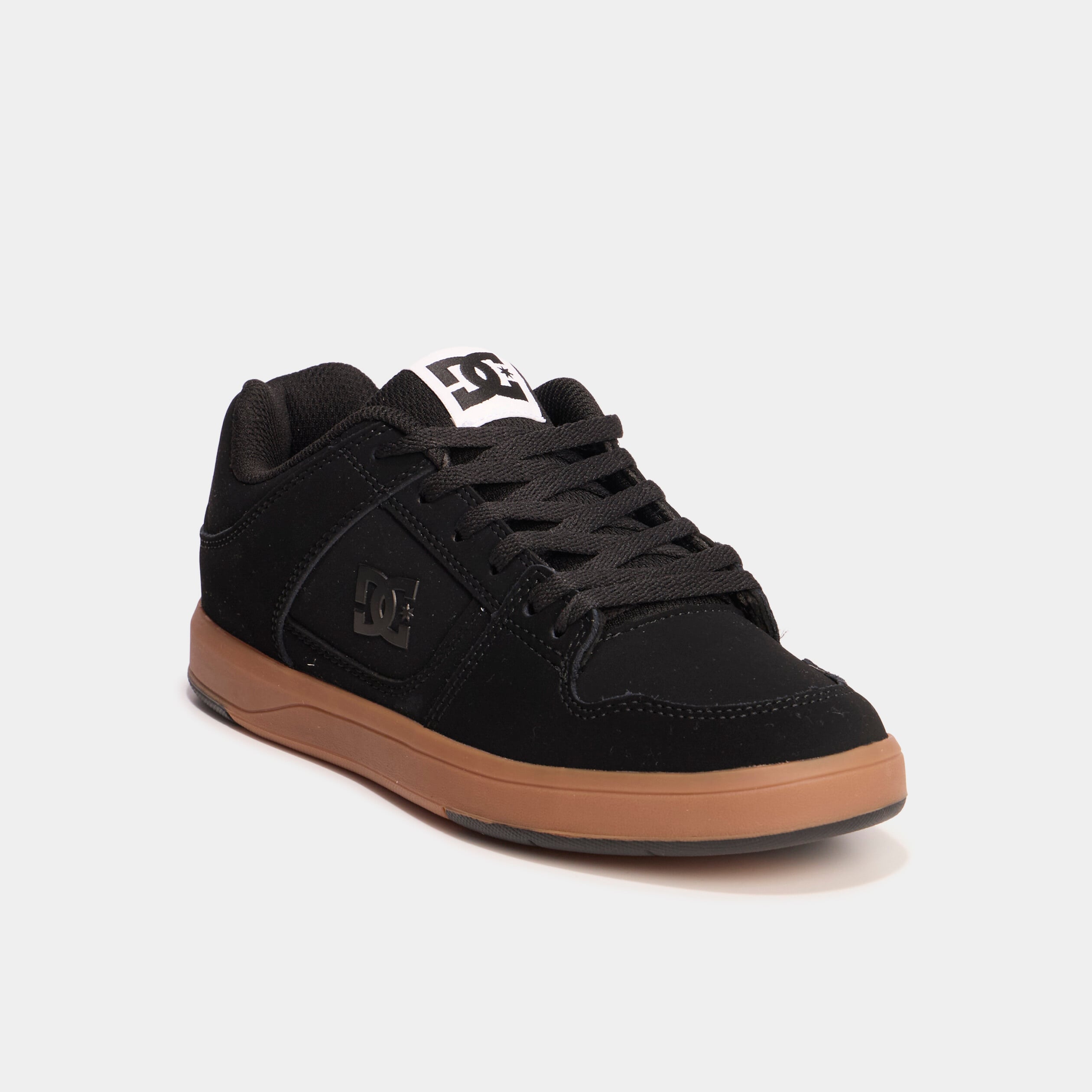 Tennis basses en cuir antid&eacute;rapantes camel gar&ccedil;on