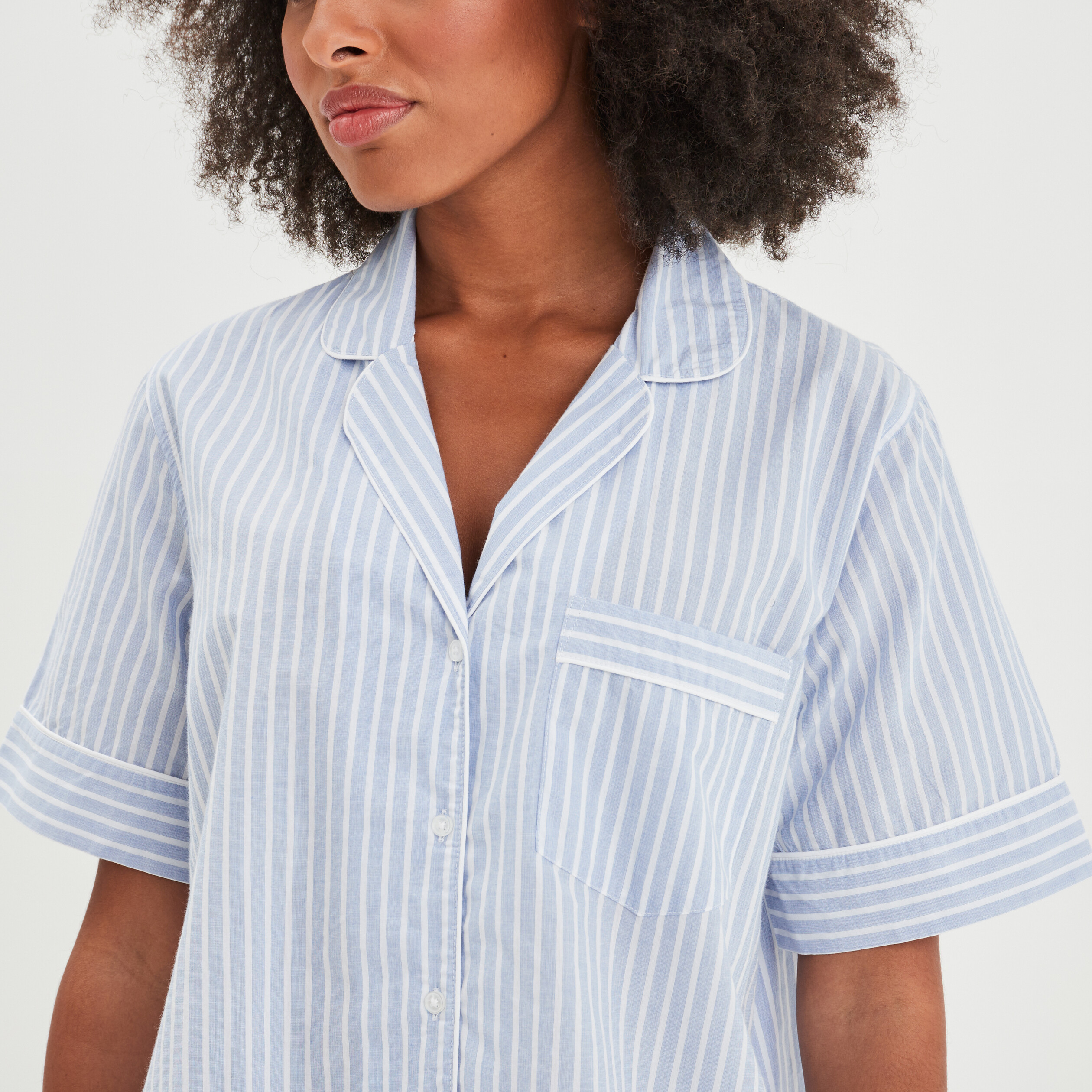 Pyjama Femme Été 2 Pièces En Coton - Haut Débardeur Et Pantacourt - Confortable & Respirant Pour La Maison