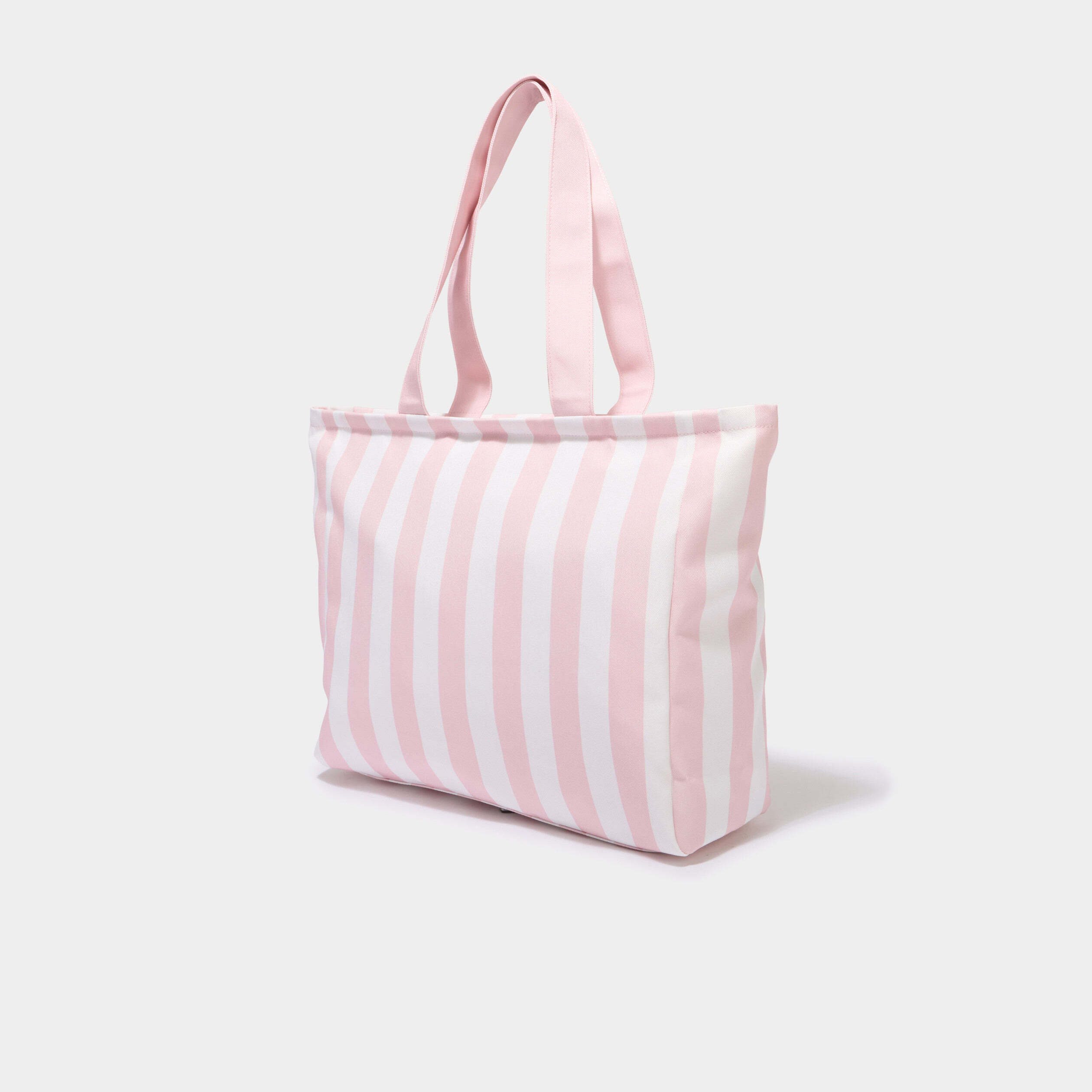 Sac cabas rectangulaire rose pastel femme