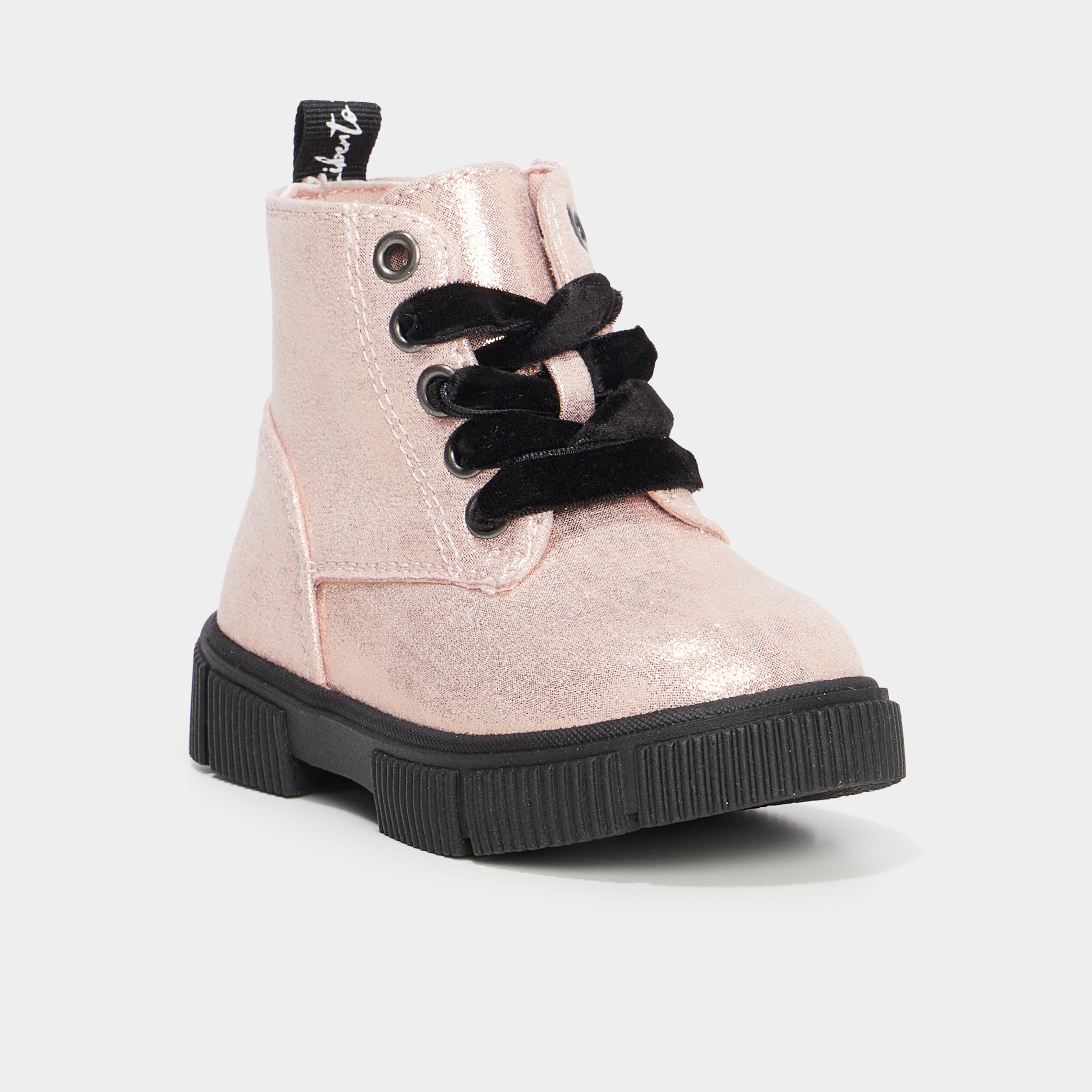 bottines a paillettes liberto rose bebef Bottines à paillettes Liberto rose bébé fille