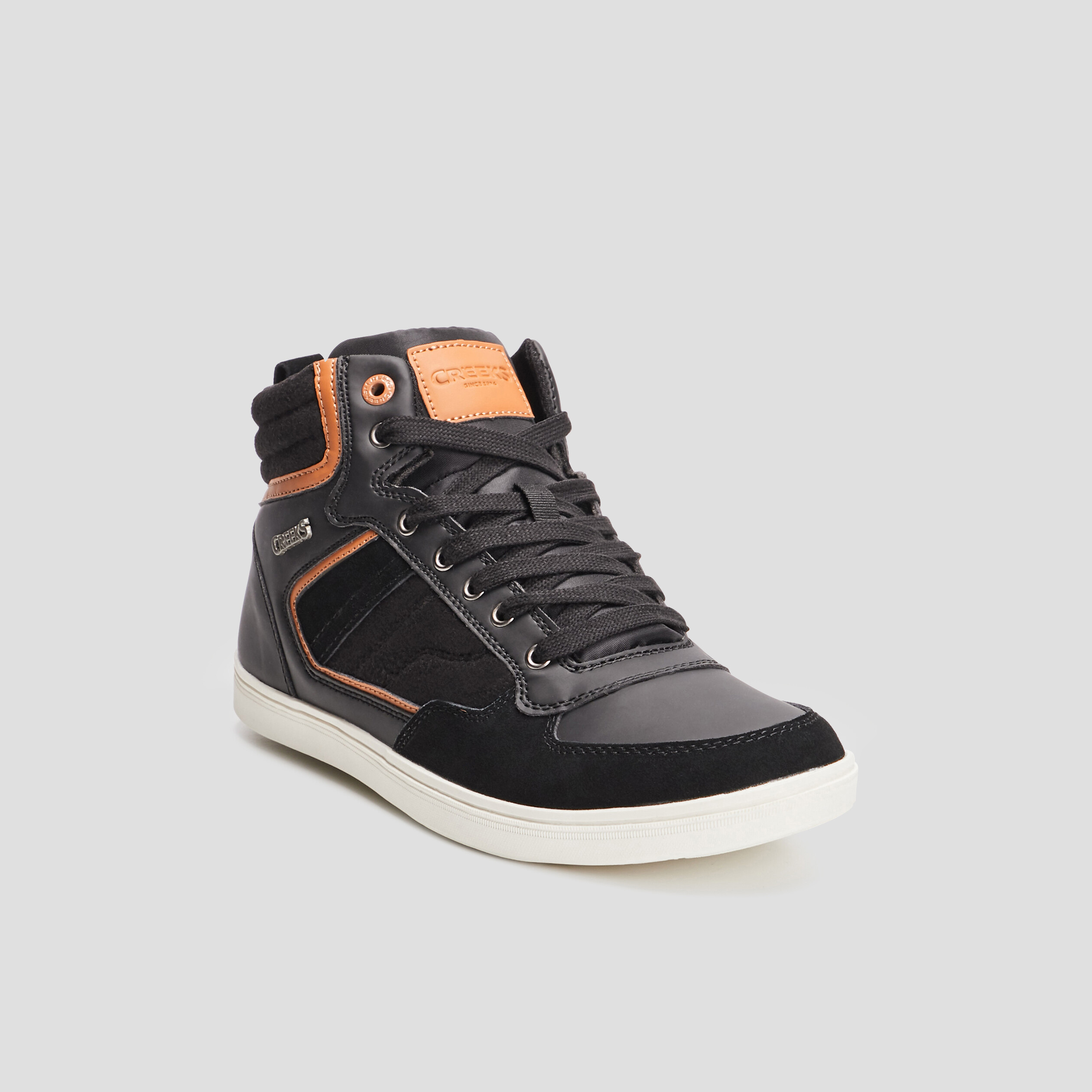 Baskets montantes Creeks noir homme