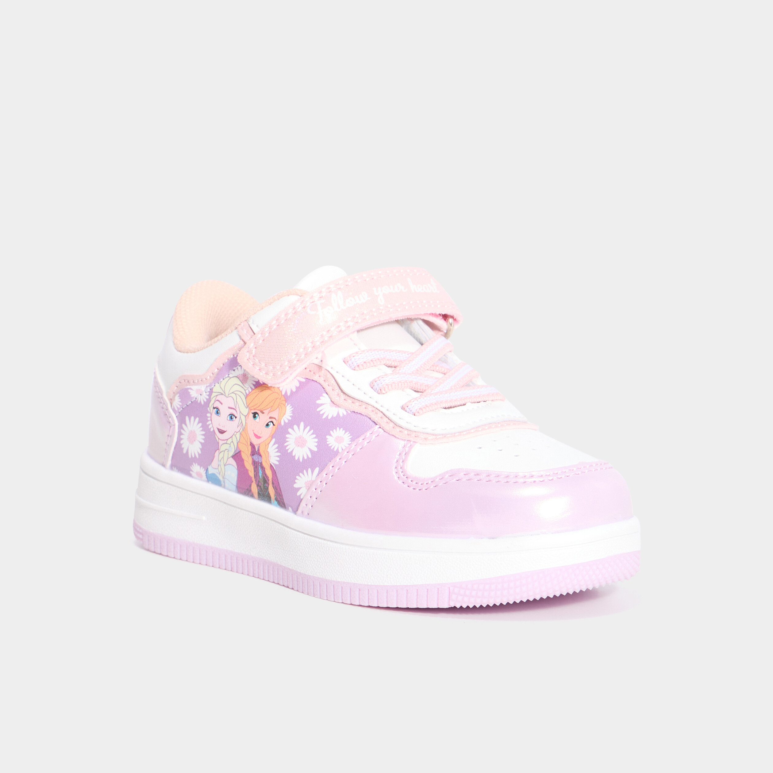 Tennis basses Reine des neiges violet fille