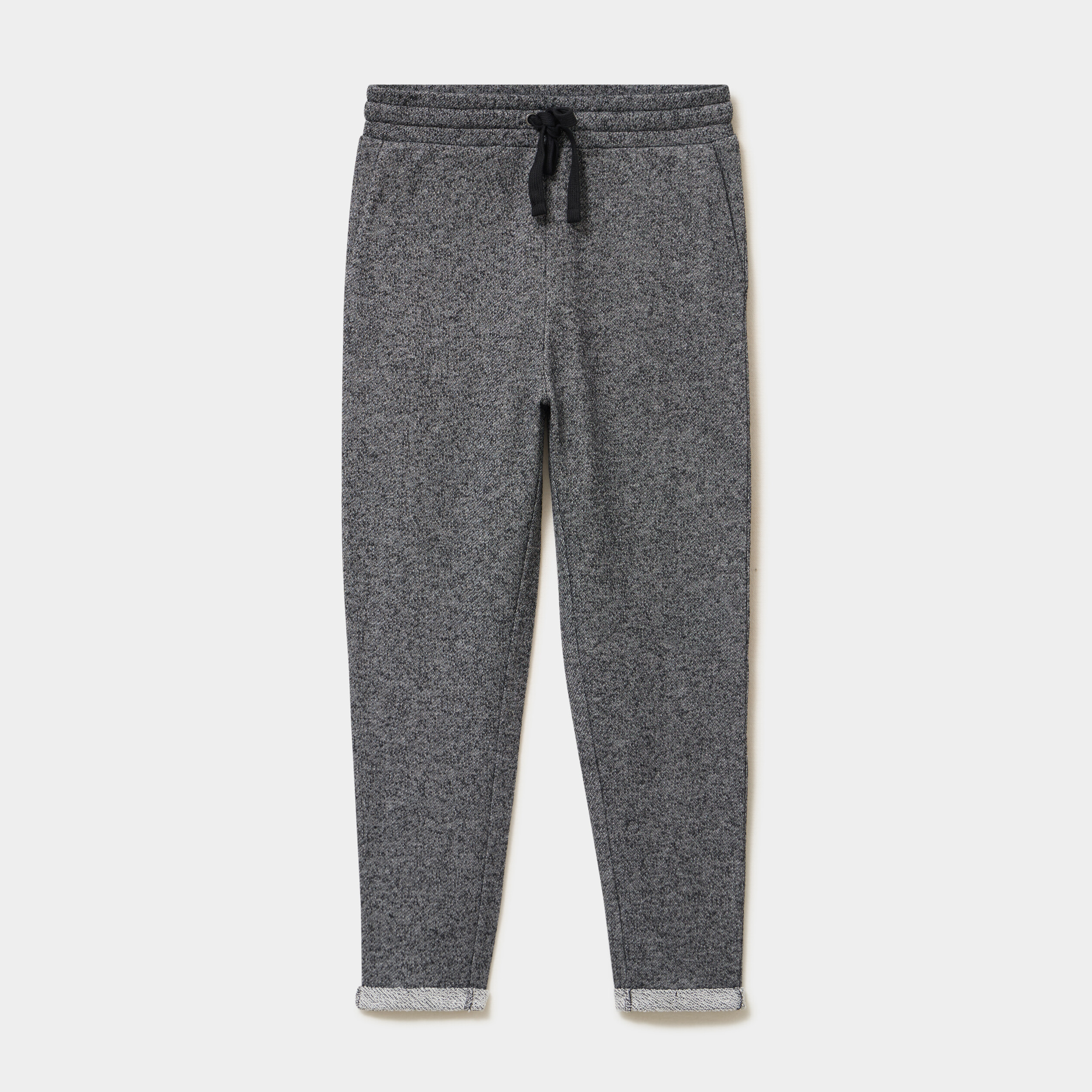 Pantalon jogging taille haute gris femme