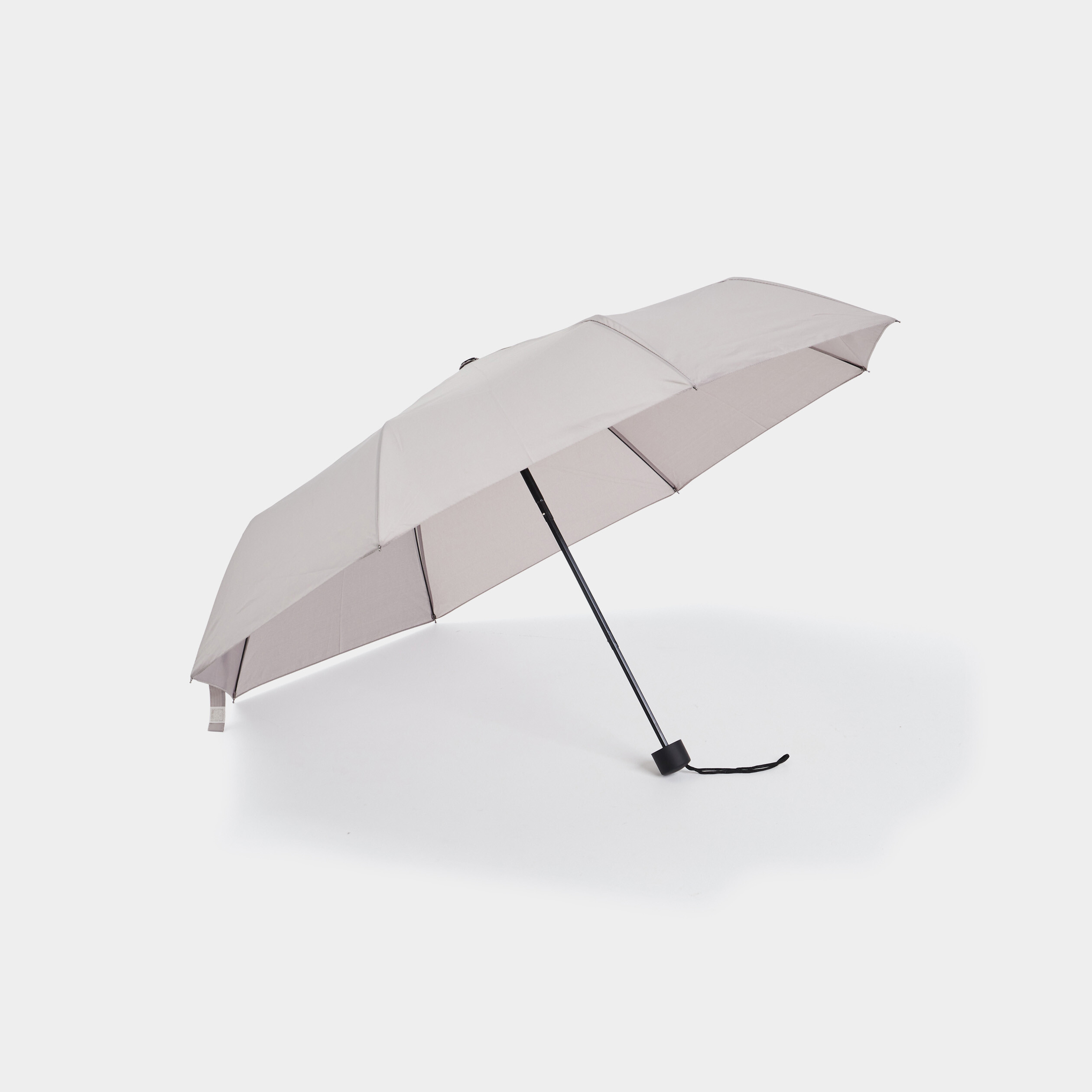 parapluie compact pliable taupe mixte Parapluie compact pliable taupe mixte