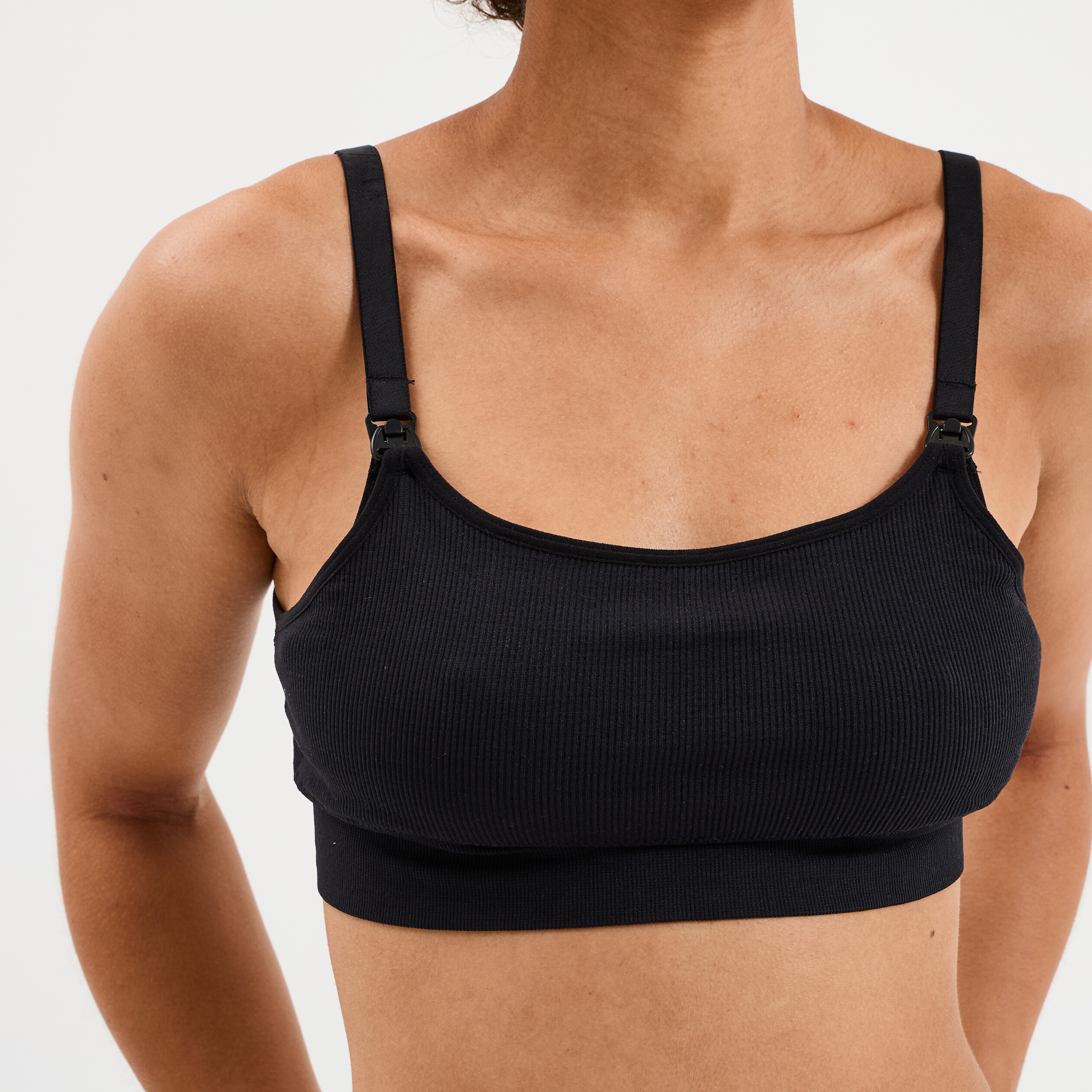 Lot 2 brassi&egrave;res d'allaitement noir femme