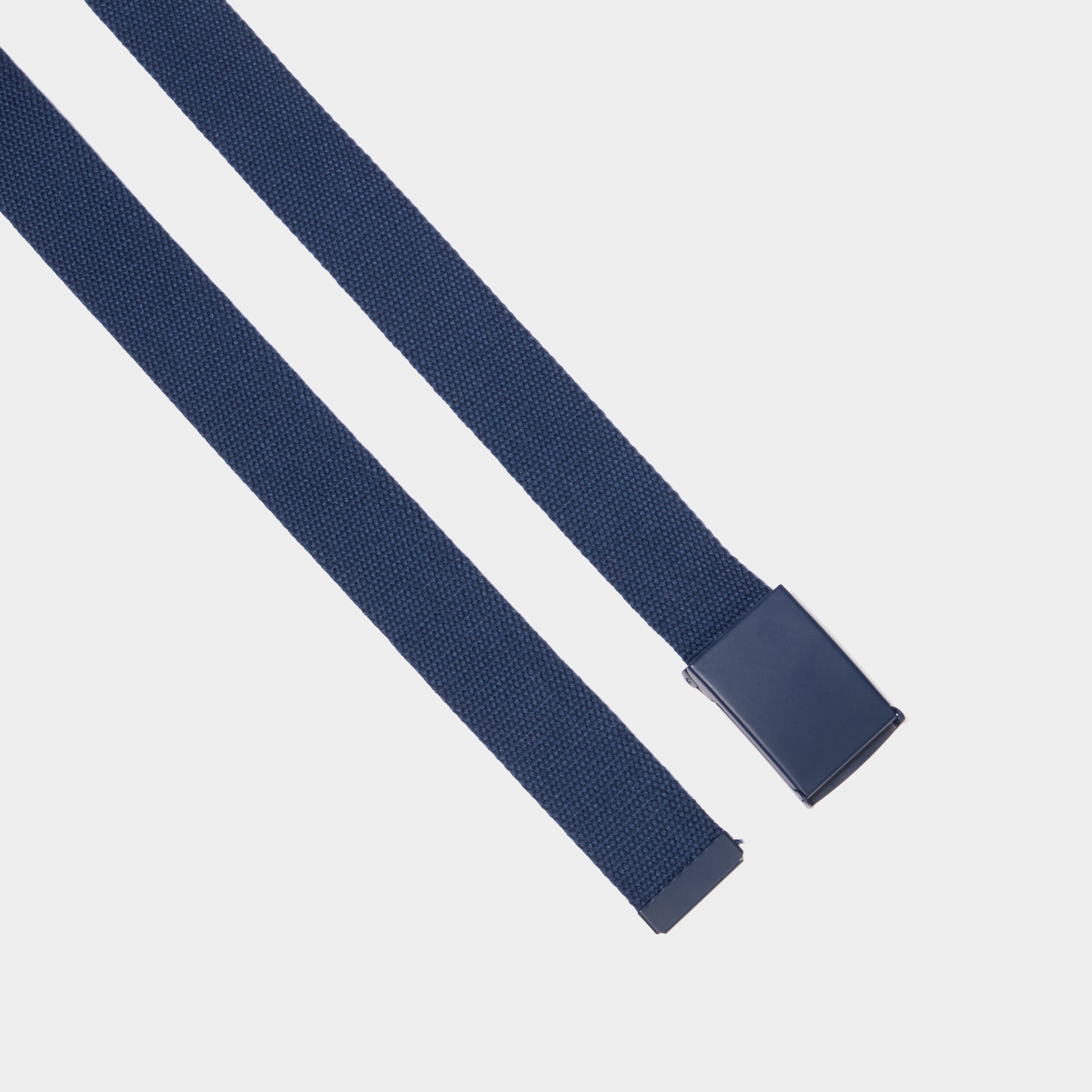 Ceinture ajustable effet toile bleu marine homme