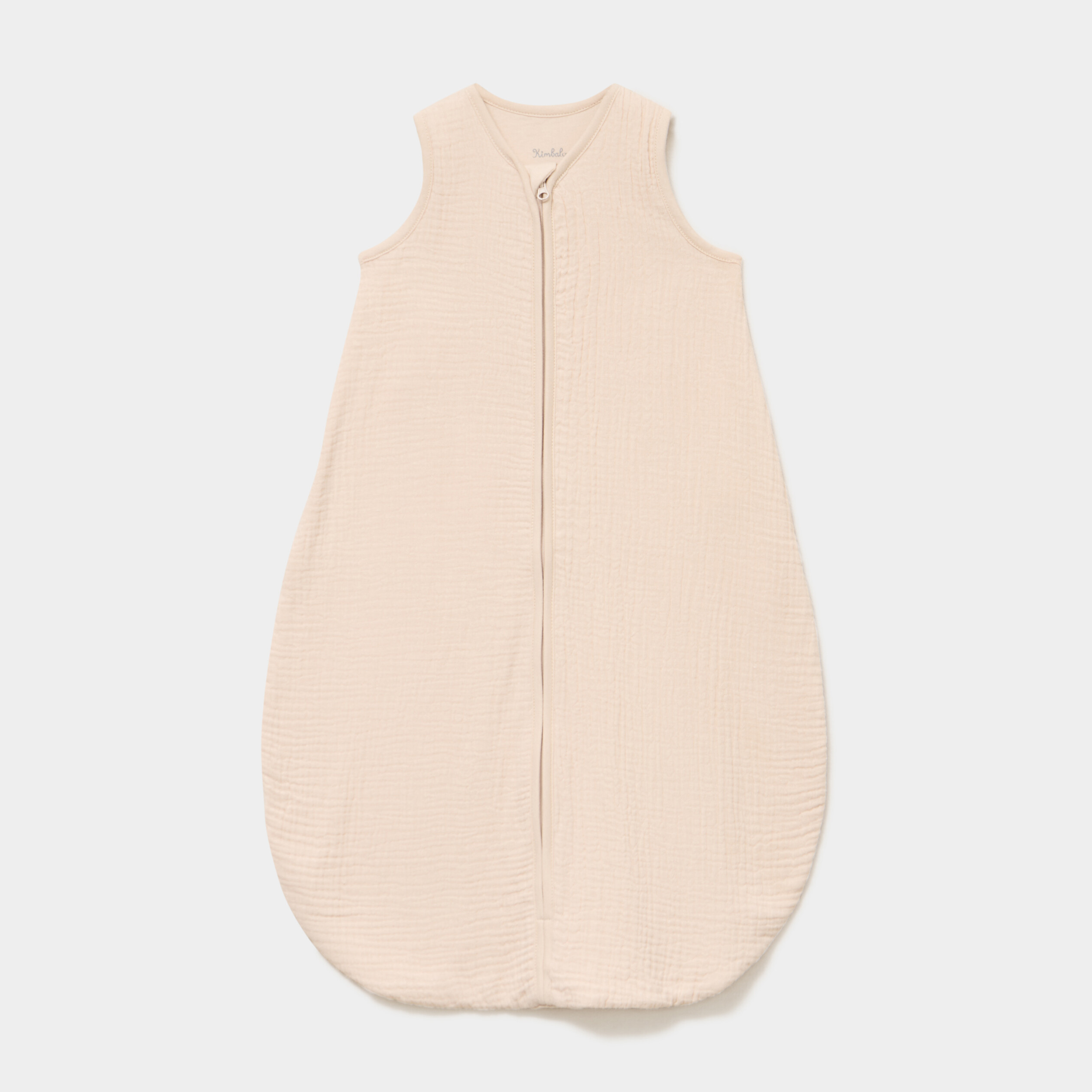 Gigoteuse gaze de coton ajustable TOG 1 taupe b&eacute;b&eacute;