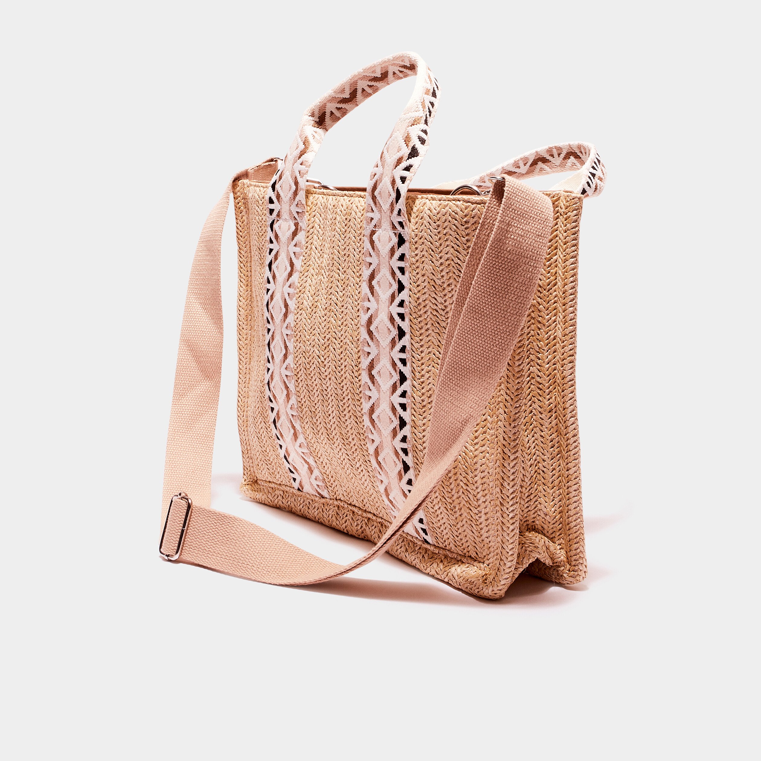 sac a main tresse creeks sable femme Sac à main tressé Creeks sable femme