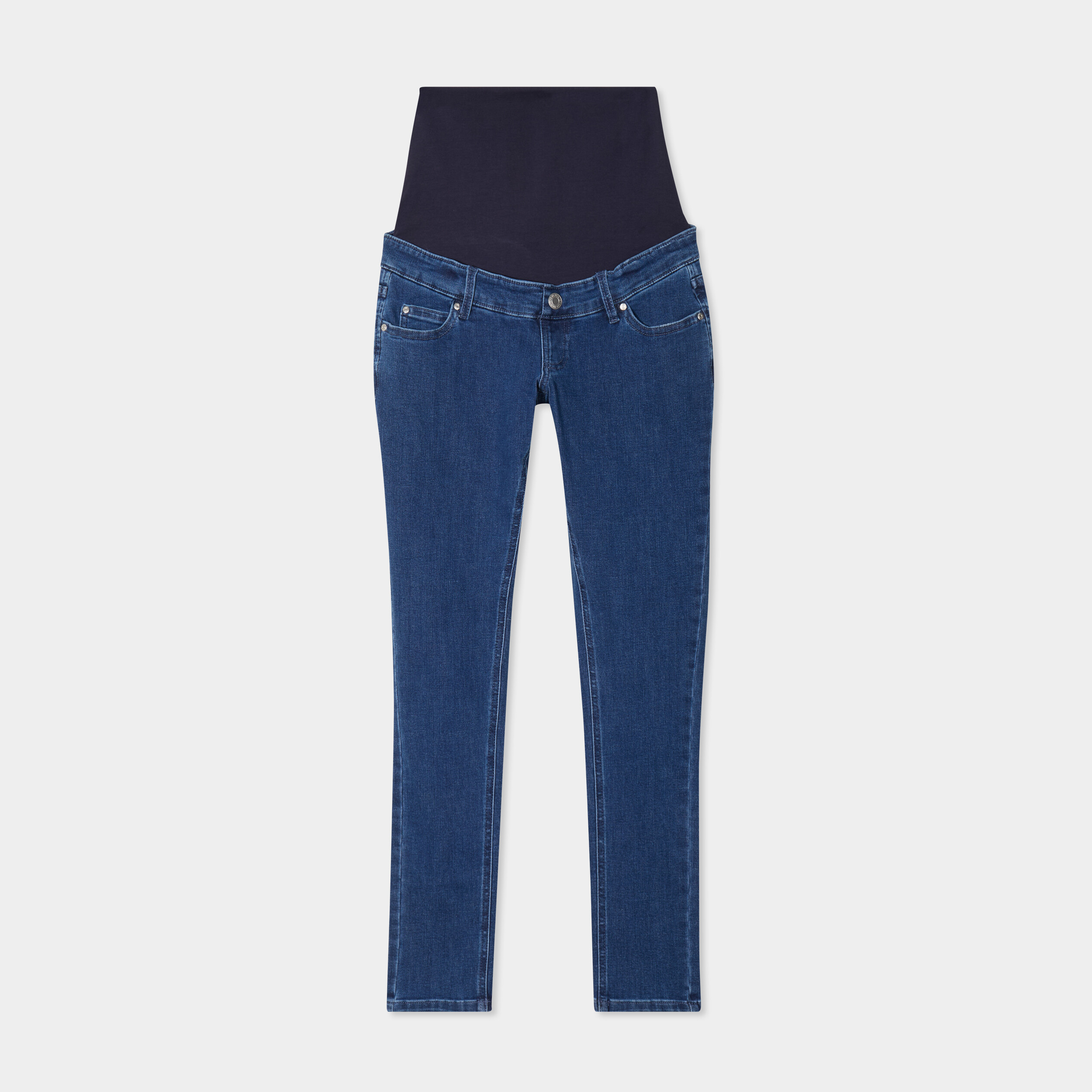 jeans grossesse skinny avec bandeau denim stone femmemater Jeans grossesse skinny avec bandeau denim stone femme maternité