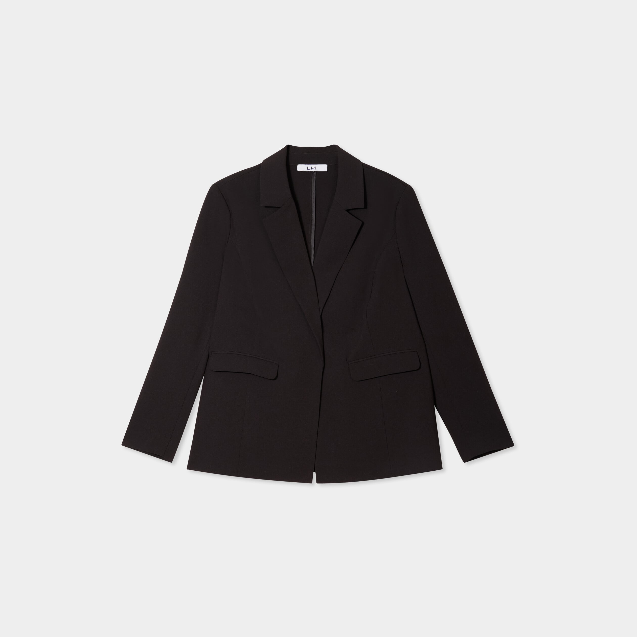 Veste blazer oversize noir femme grande taille