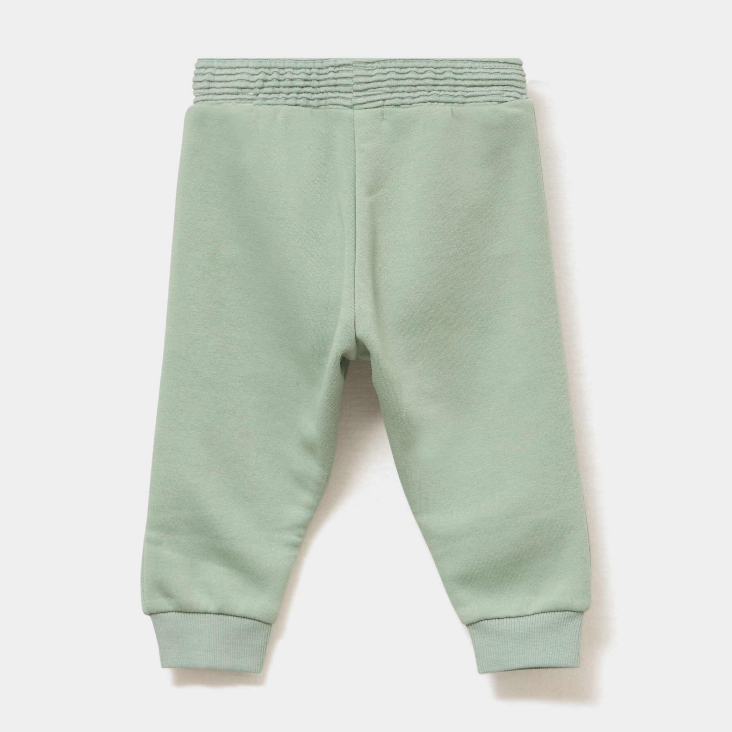 Pantalon de jogging molletonn&eacute; vert pastel b&eacute;b&eacute; gar&ccedil;on