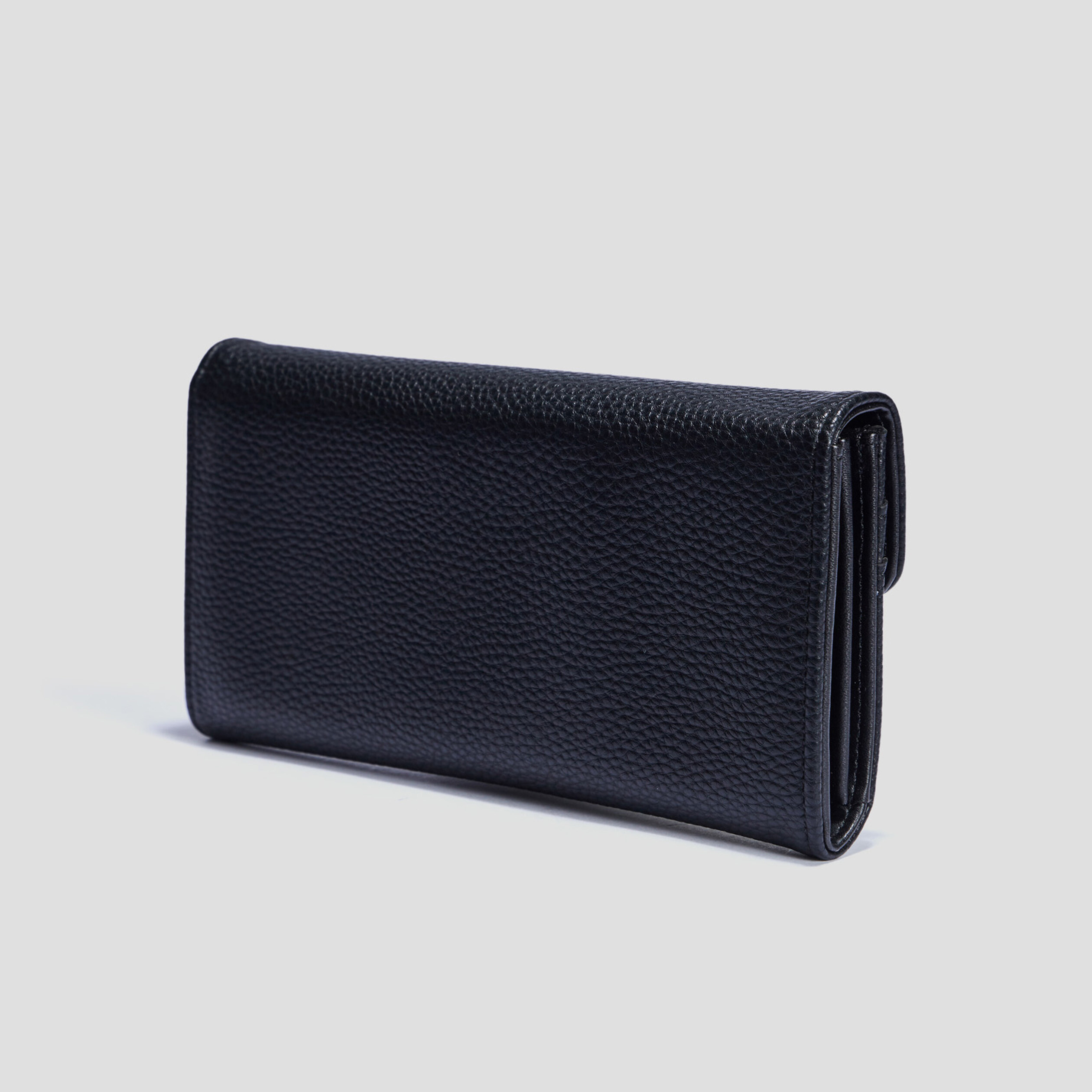 Portefeuille rectangulaire noir femme