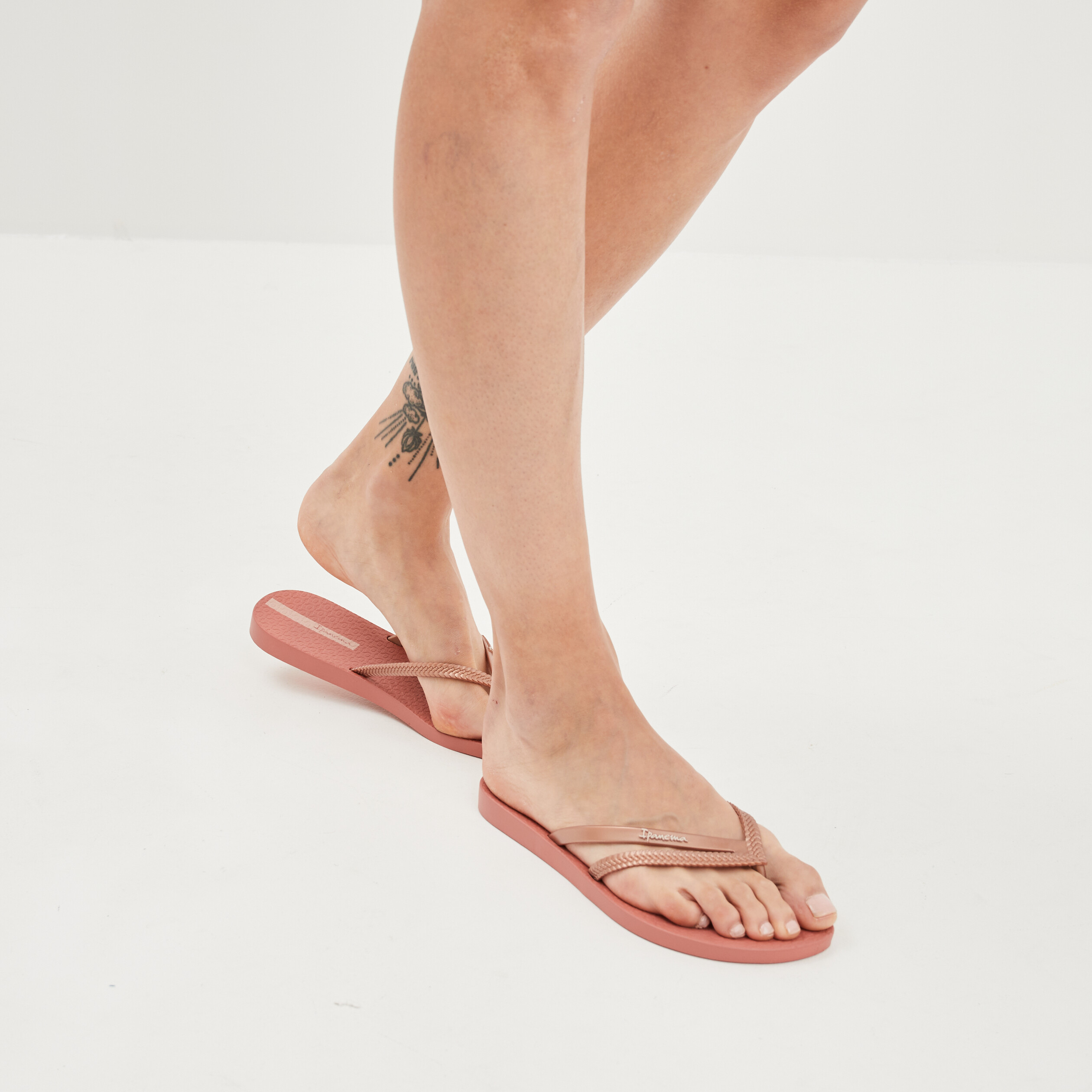 Tongs double bride Ipanema rose femme