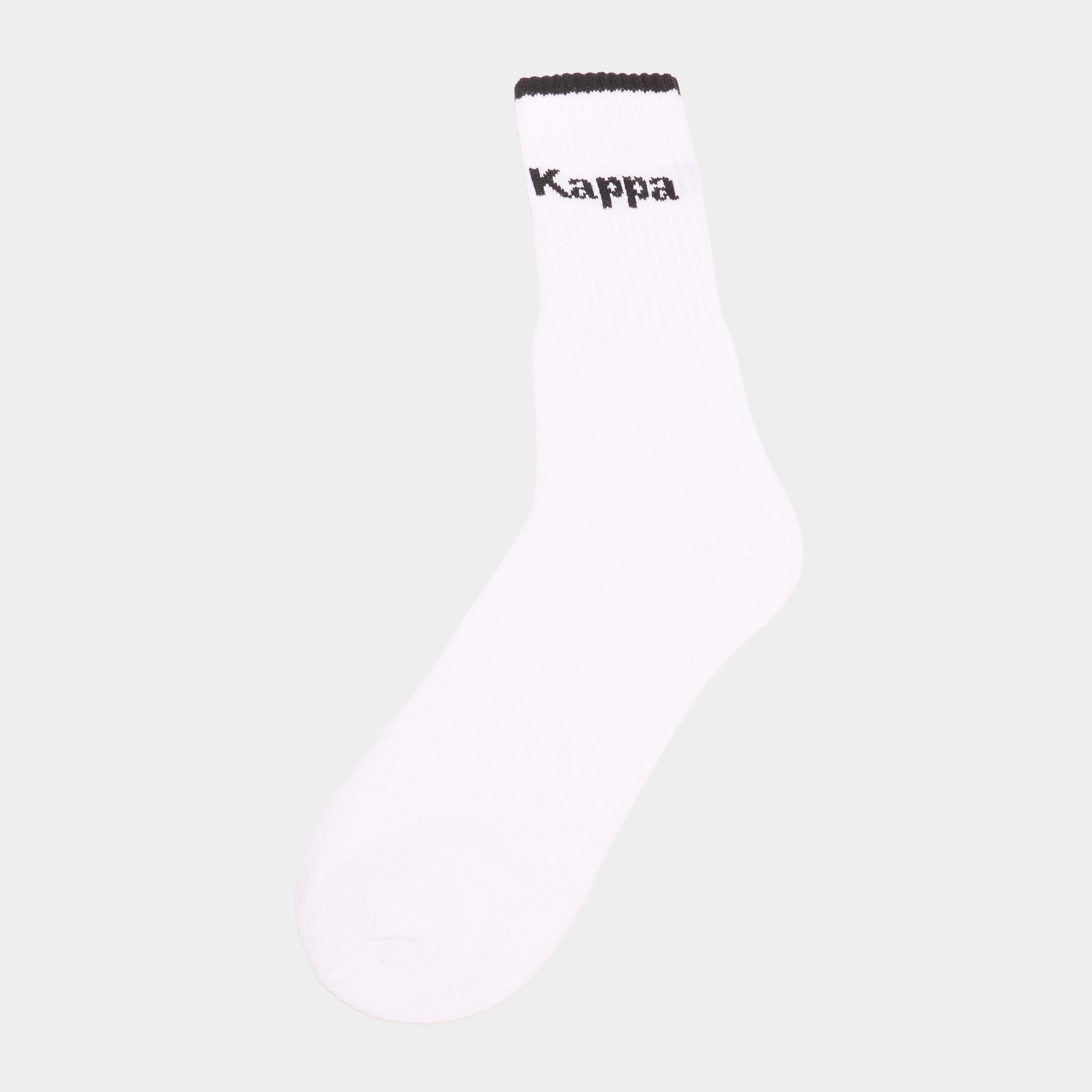 Lot 3 paires chaussettes sport Kappa blanc homme