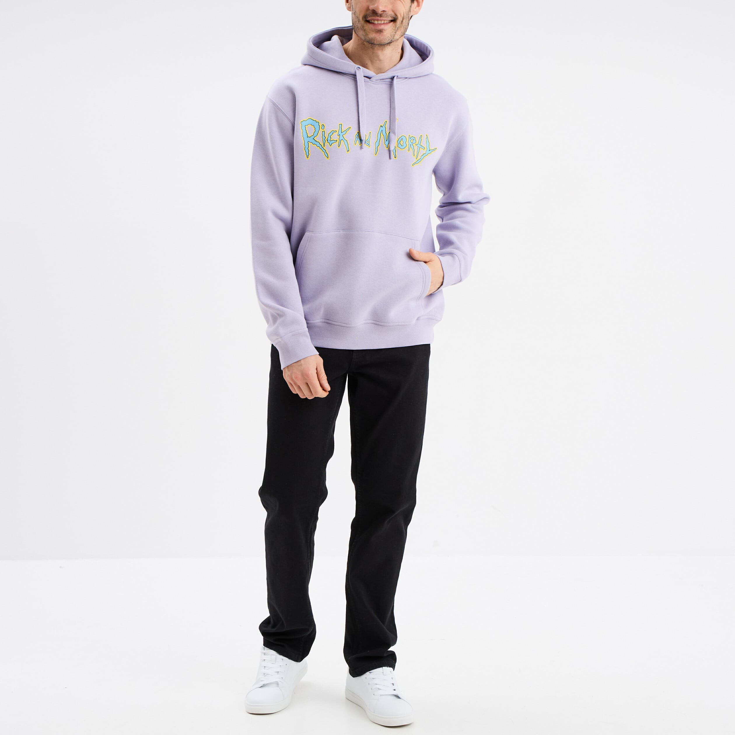 Sweat hoodie &agrave; capuche Rick et Morty parme homme