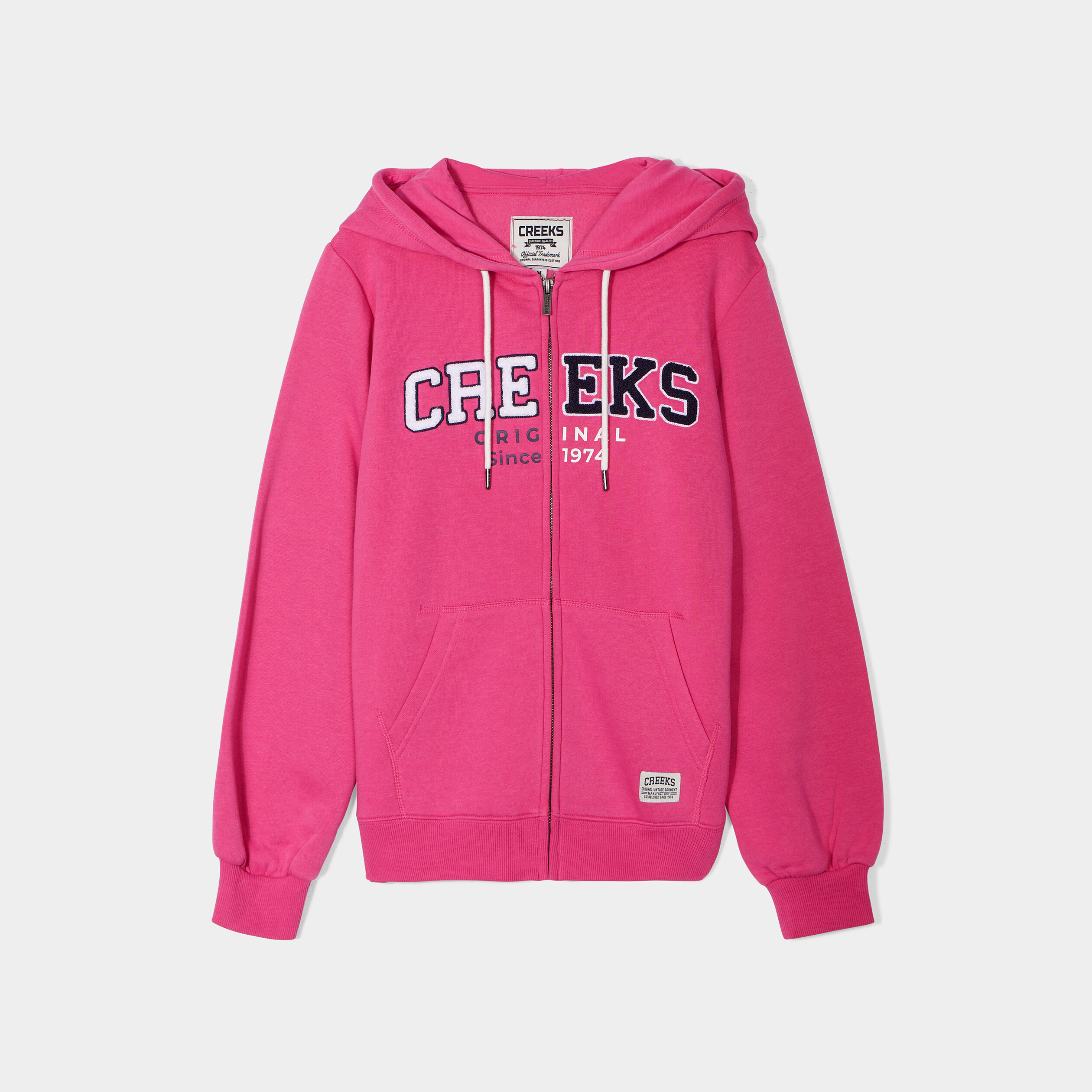 Sweat à capuche hoodie Creeks rouge femme